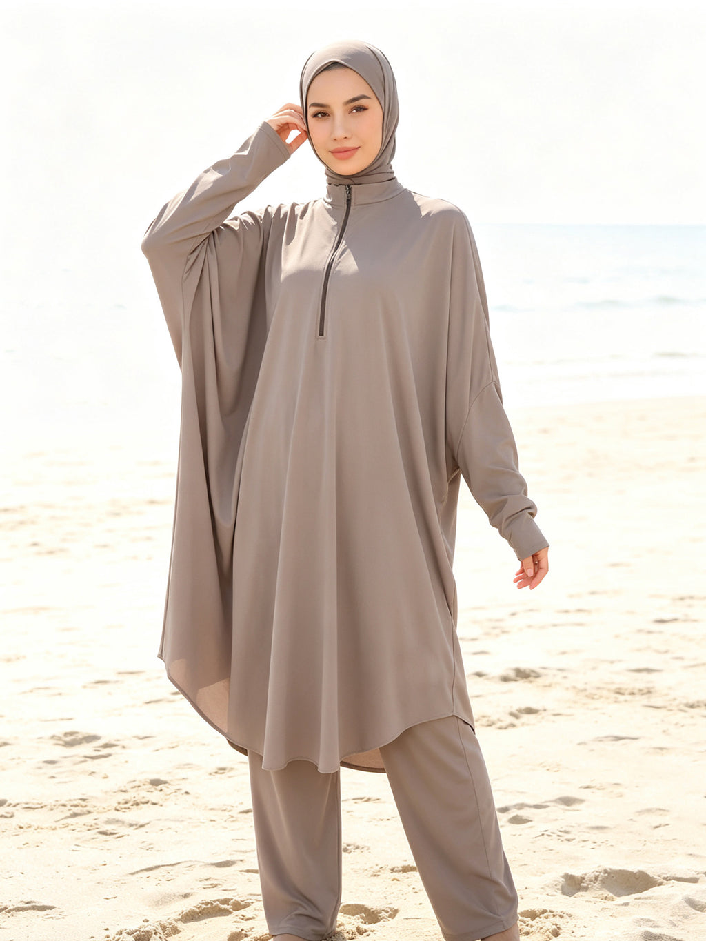 Zaynab Collection Anti-UV UPF50+ Full Body Islamic Swim Suit Burkini ZCB027