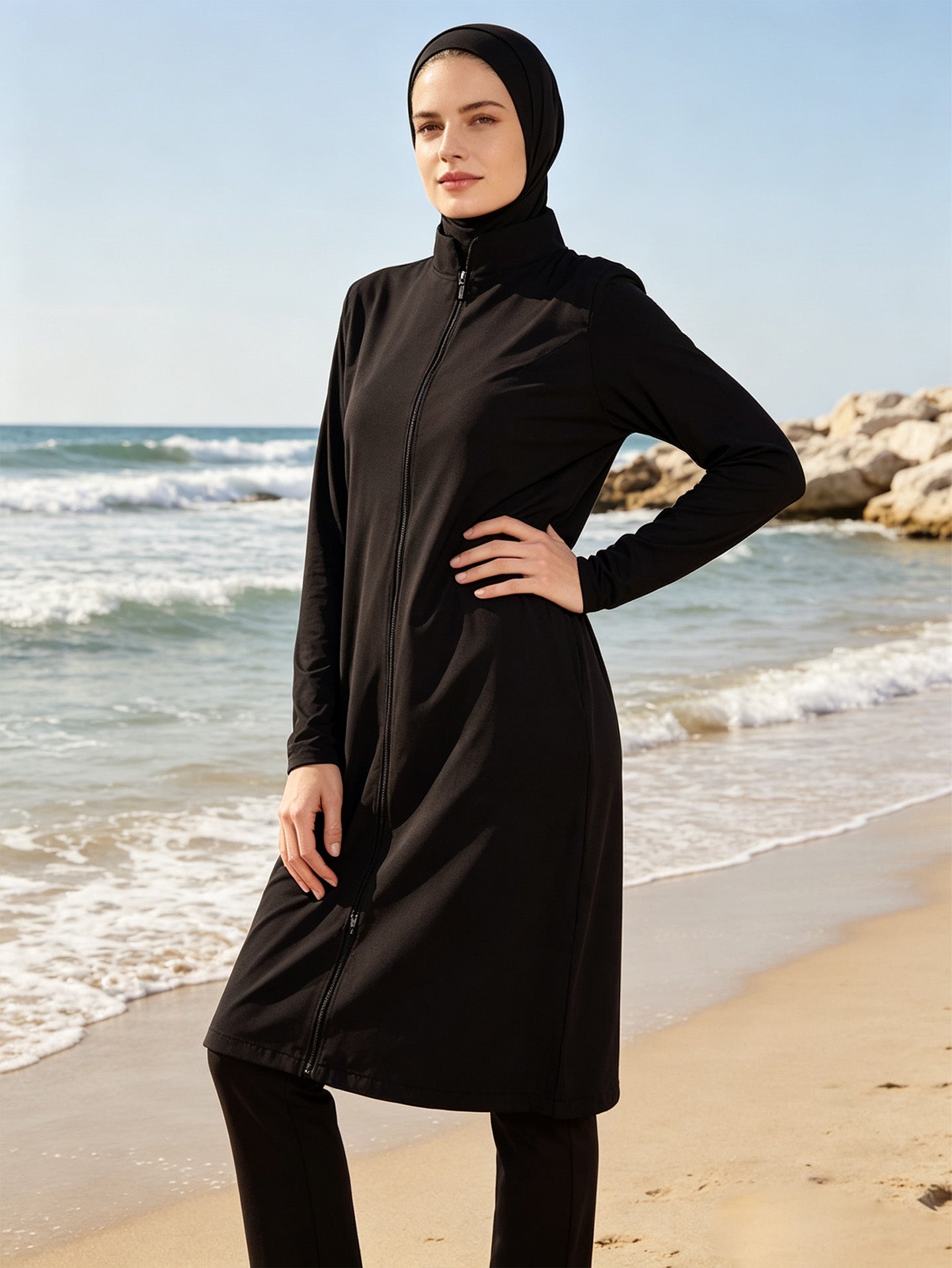 Zaynab Collection Swimsuit  Full Covered Muslim Women Modest Burkini ZCB015