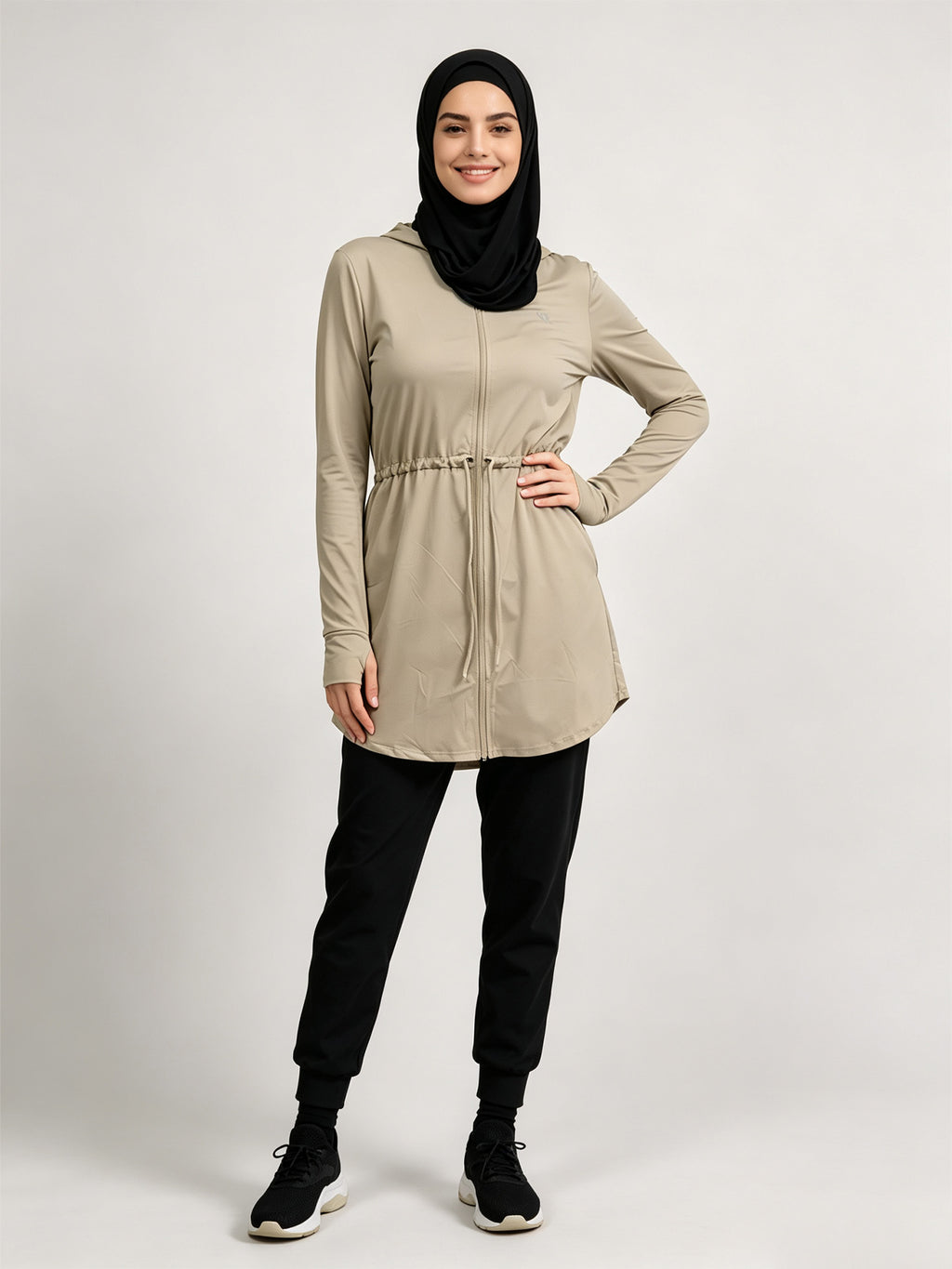 Zaynab Collection Modest Elastic Waist Comfortable Fitness Set Sportswear ZCS018