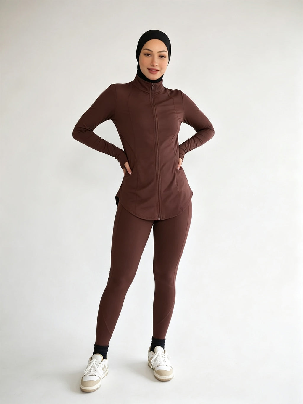 Zaynab Collection Modest Activewear  Dry Breathable Workout OutfitZCS012