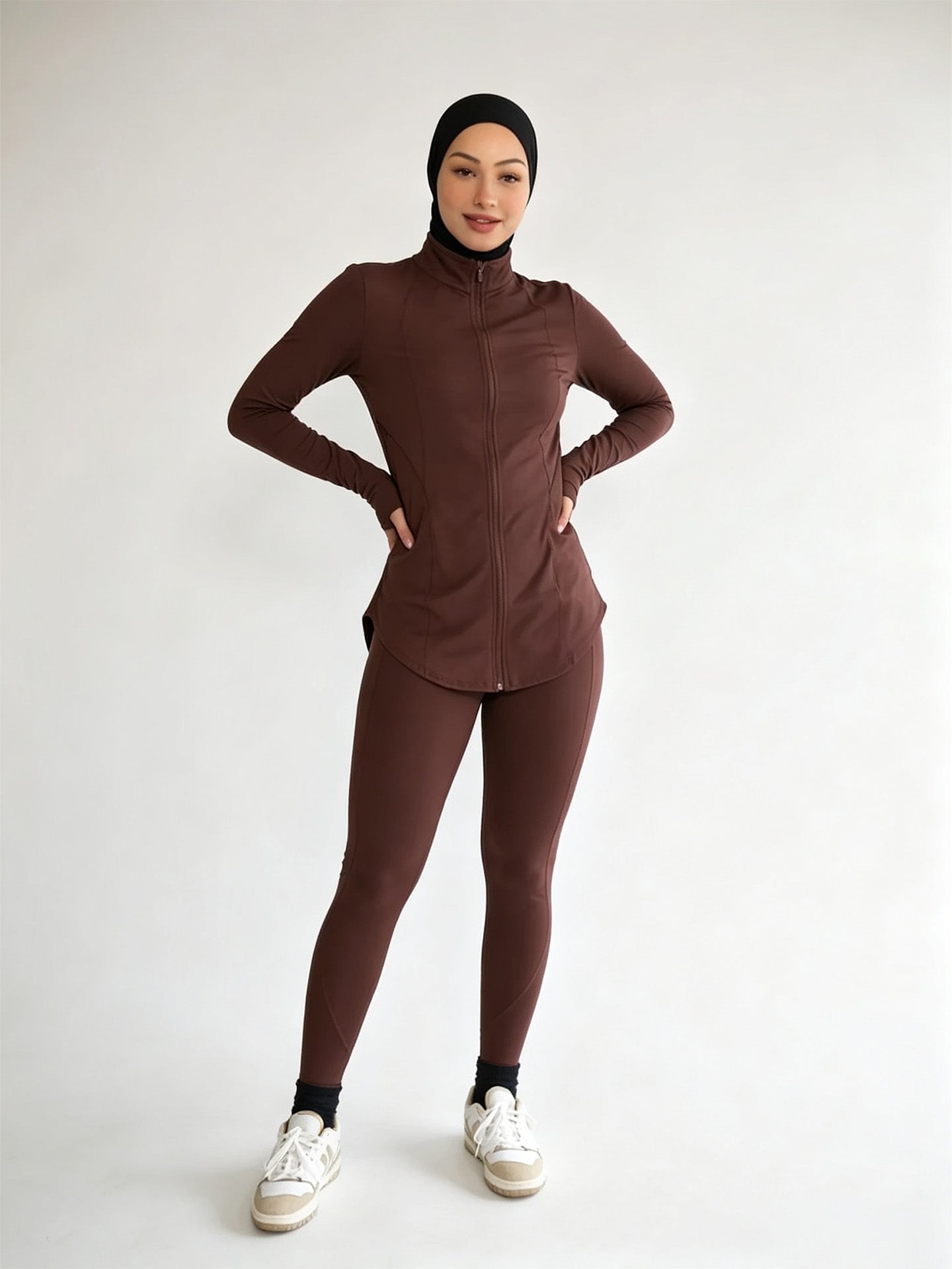 Zaynab Collection Modest Activewear  Dry Breathable Workout OutfitZCS012