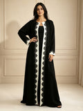 Zaynab CollectionWomen Muslim Dubai Ramadan Elegant AbayaZCA014