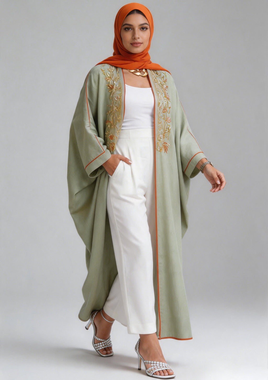 Zaynab Women Muslim Dress New Designs Fashion Abaya ZCA006