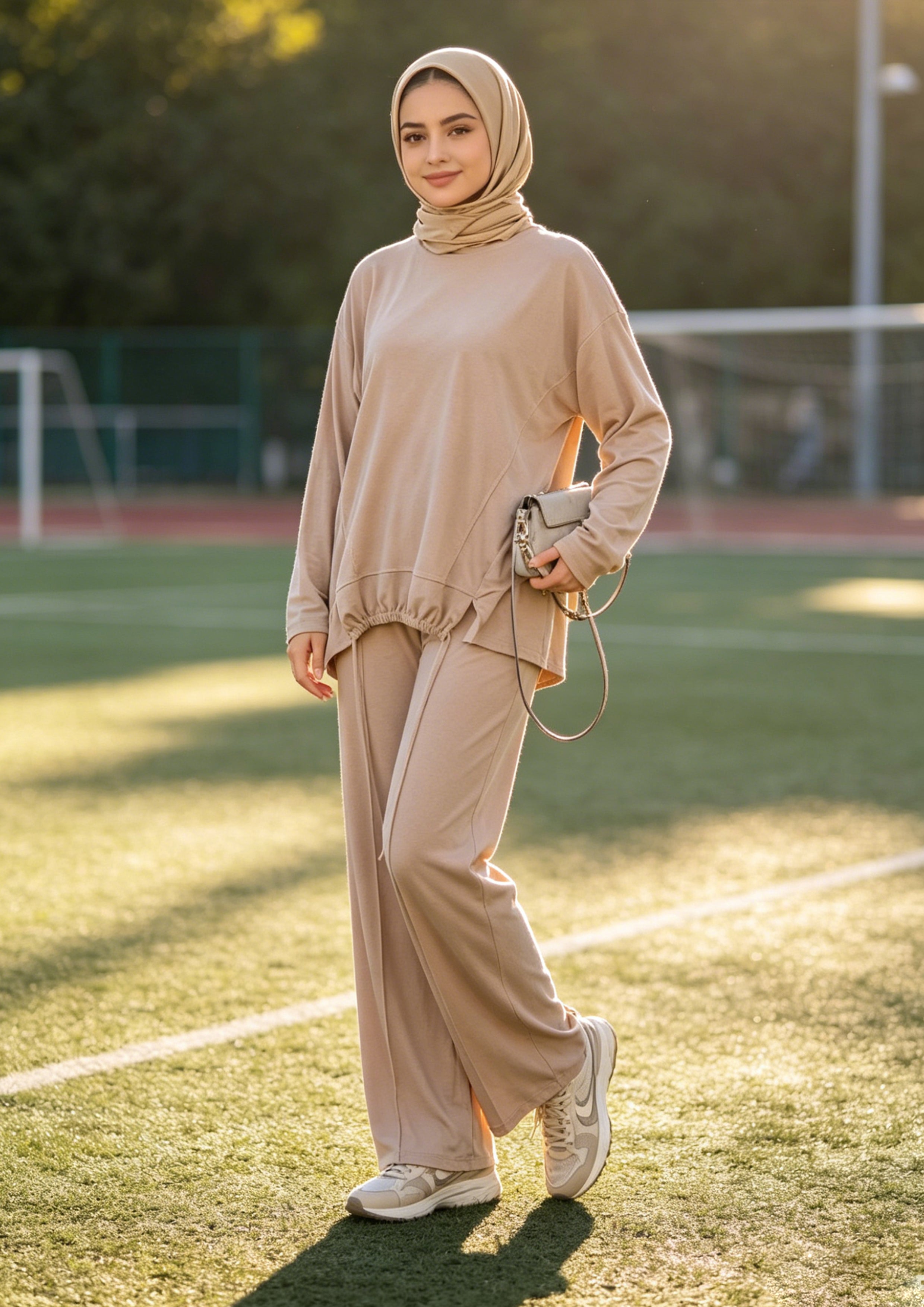 Zaynab Simple Custom Ladies Muslim Sportwear ZCS003