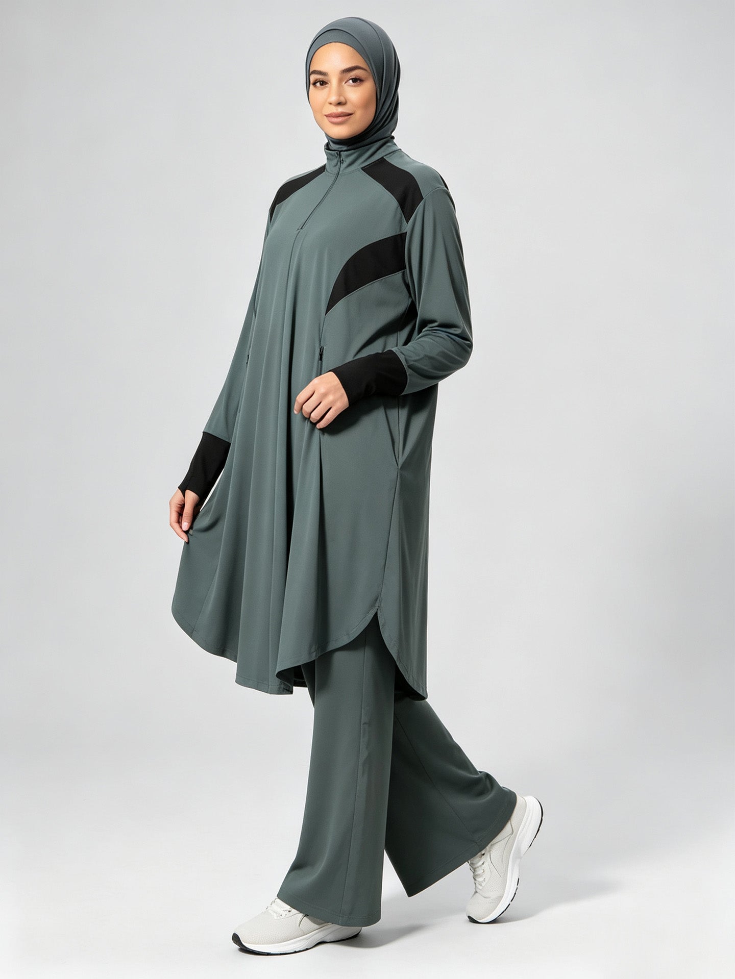 Zaynab Collection Modest Islamic Sportswear Loose Fit Full Women's Gym OutfitZCS017