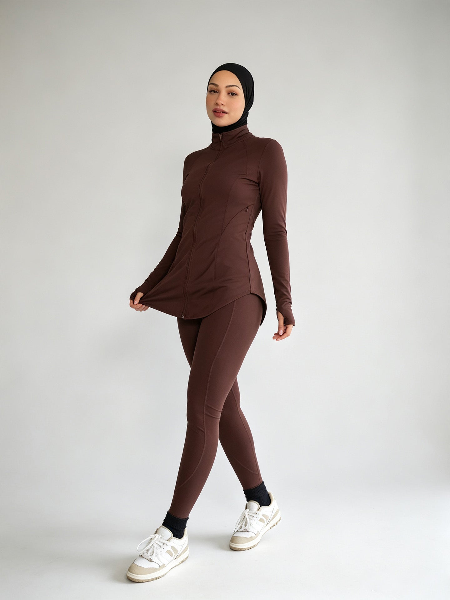 Zaynab Collection Modest Activewear  Dry Breathable Workout OutfitZCS012