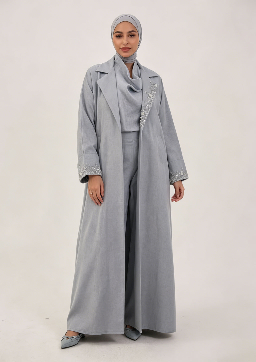Zaynab Luxury Latest Design Women Muslim Dress Fashion Abaya ZCA005