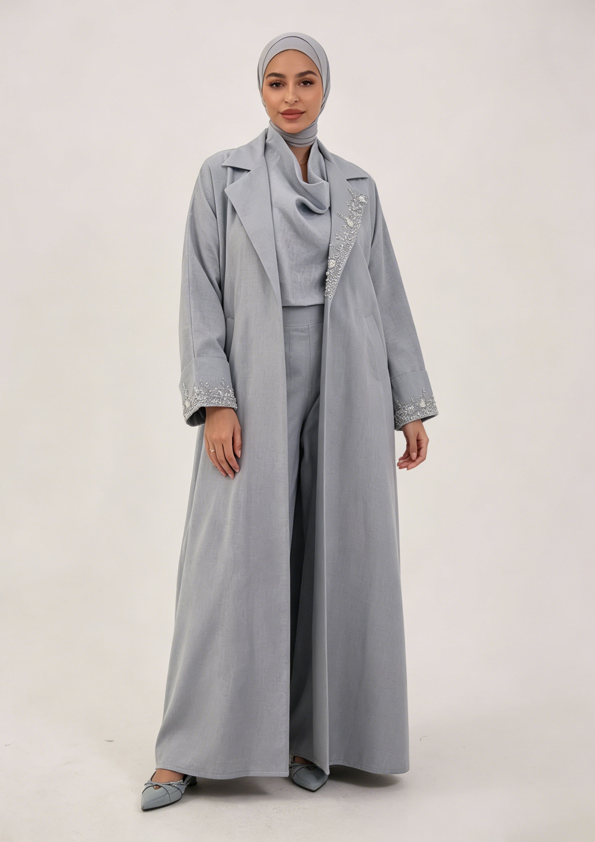 Zaynab Luxury Latest Design Women Muslim Dress Fashion Abaya ZCA005