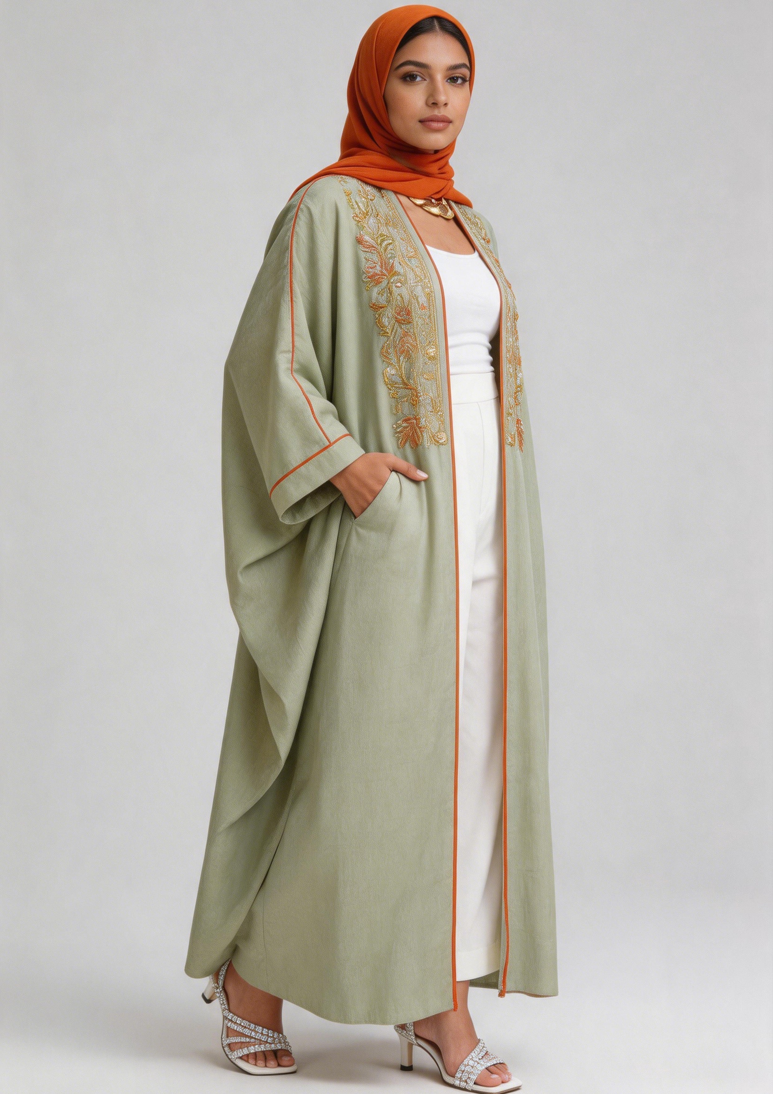 Zaynab Women Muslim Dress New Designs Fashion Abaya ZCA006