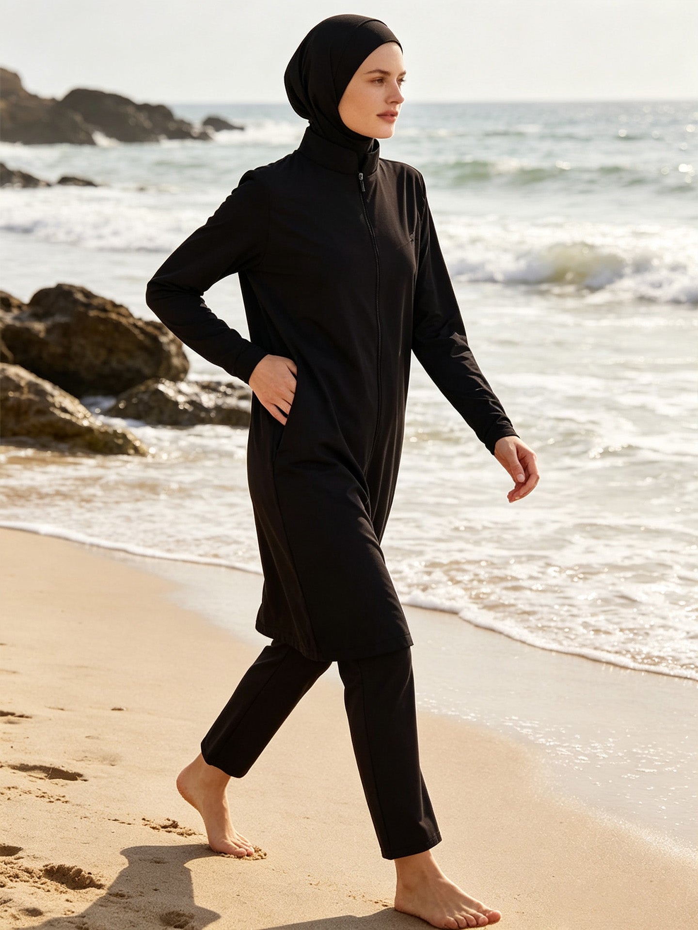 Zaynab Collection Swimsuit  Full Covered Muslim Women Modest Burkini ZCB015
