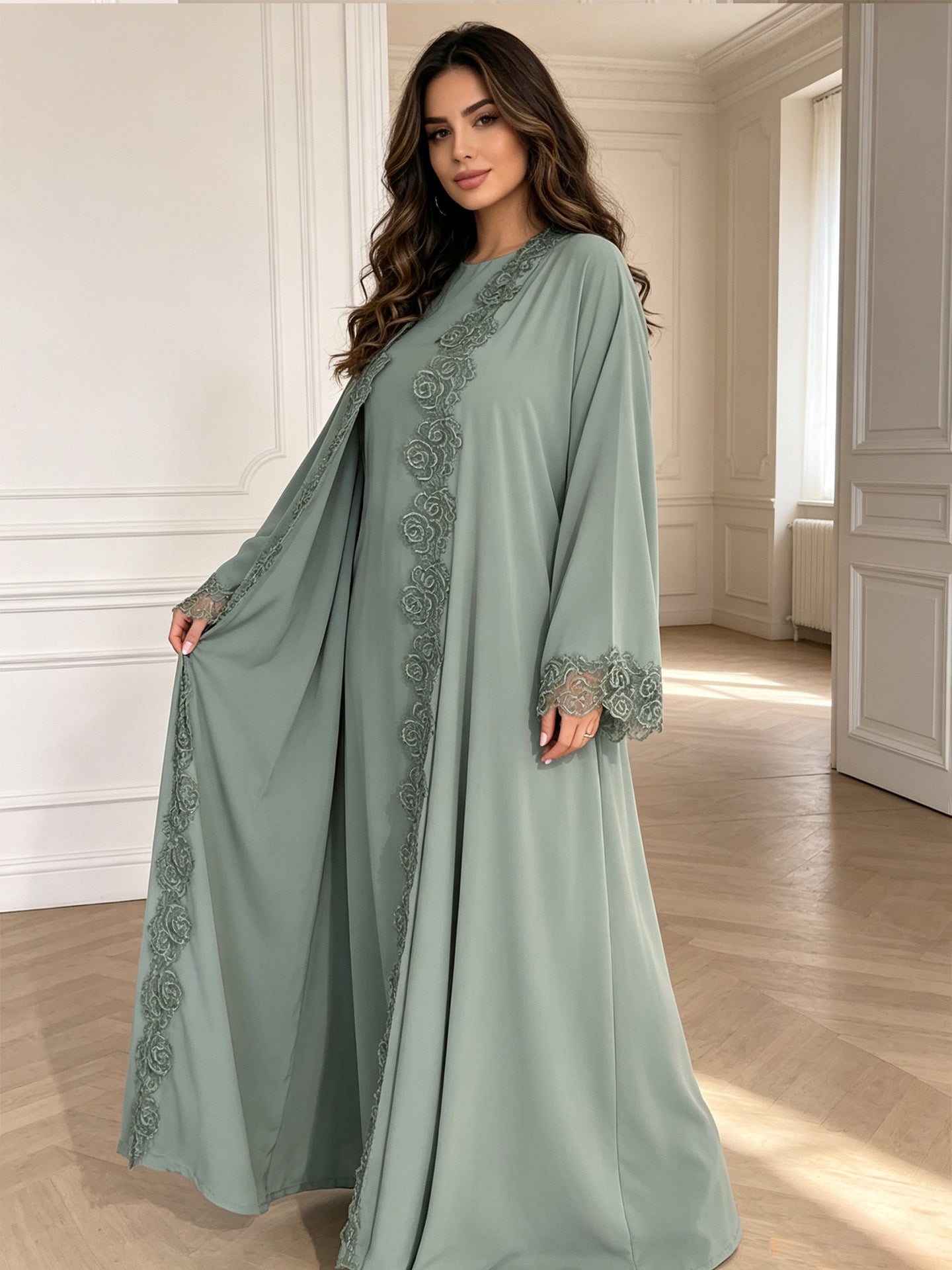Zaynab Collection Women Muslim Dress Nada Women AbayaZCA013