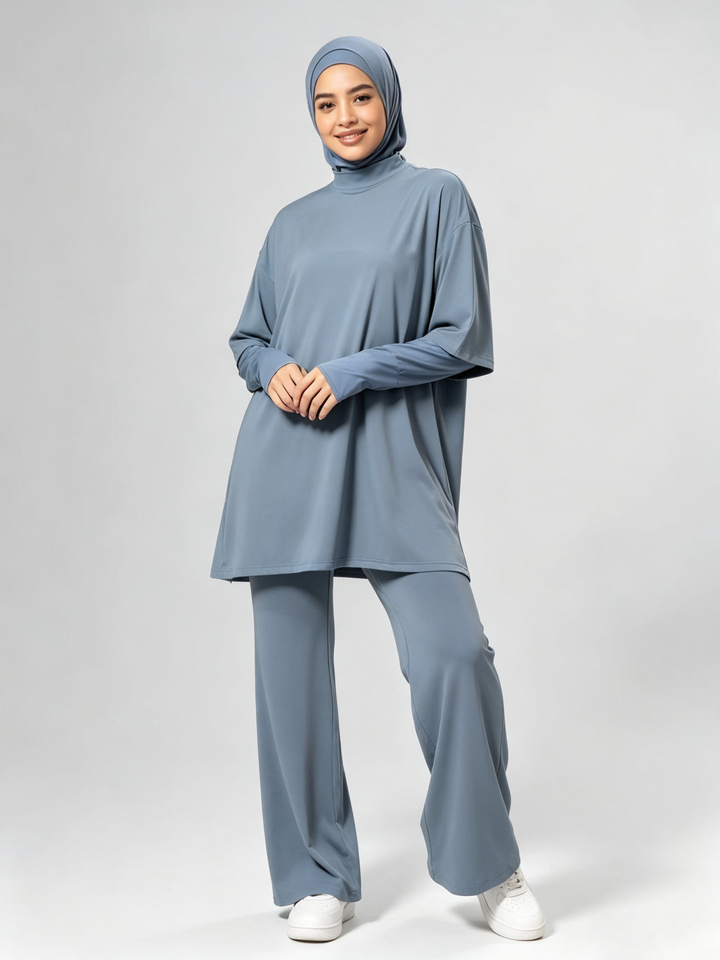 Zaynab Collection Muslim Women Stretchy Full Coverage Exercise Set Sportswear ZCS020