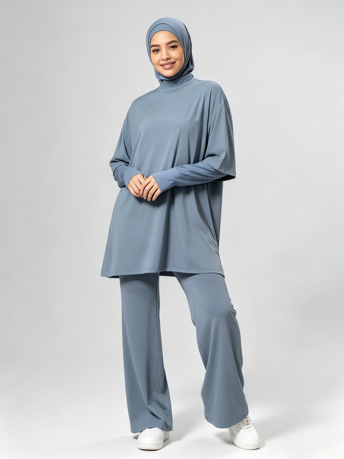Zaynab Collection Muslim Women Stretchy Full Coverage Exercise Set Sportswear ZCS020