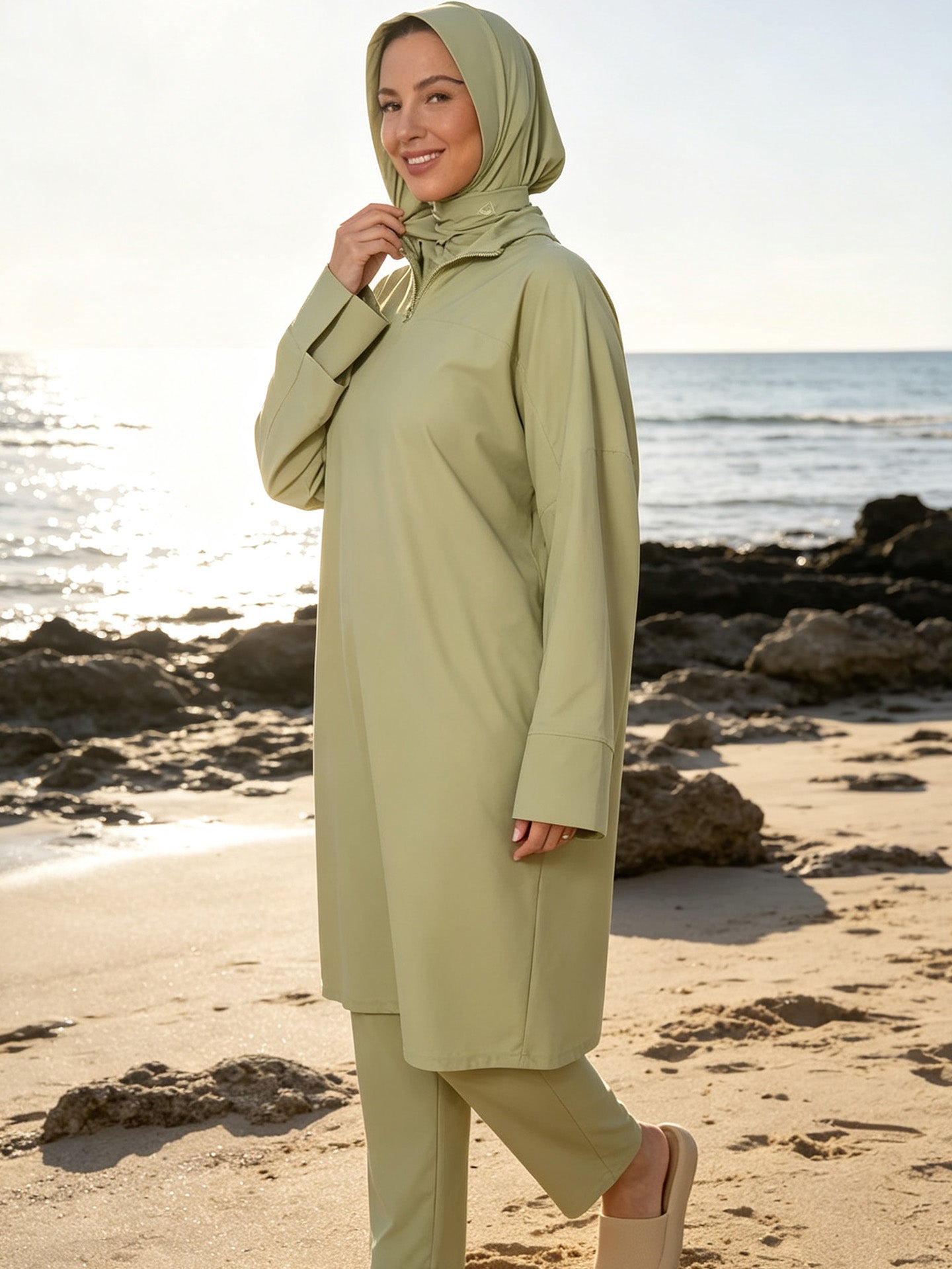 Zaynab Collection Burkini Ladies Swimsuit Islamic Women Muslim Full Coverage Modest Burkini ZCB004