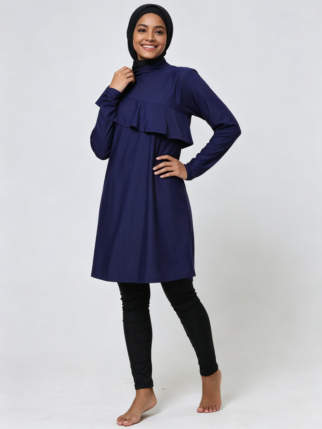 Zaynab Collection Non-See Through Modest Full Cover Swim Attire Burkini ZCB021