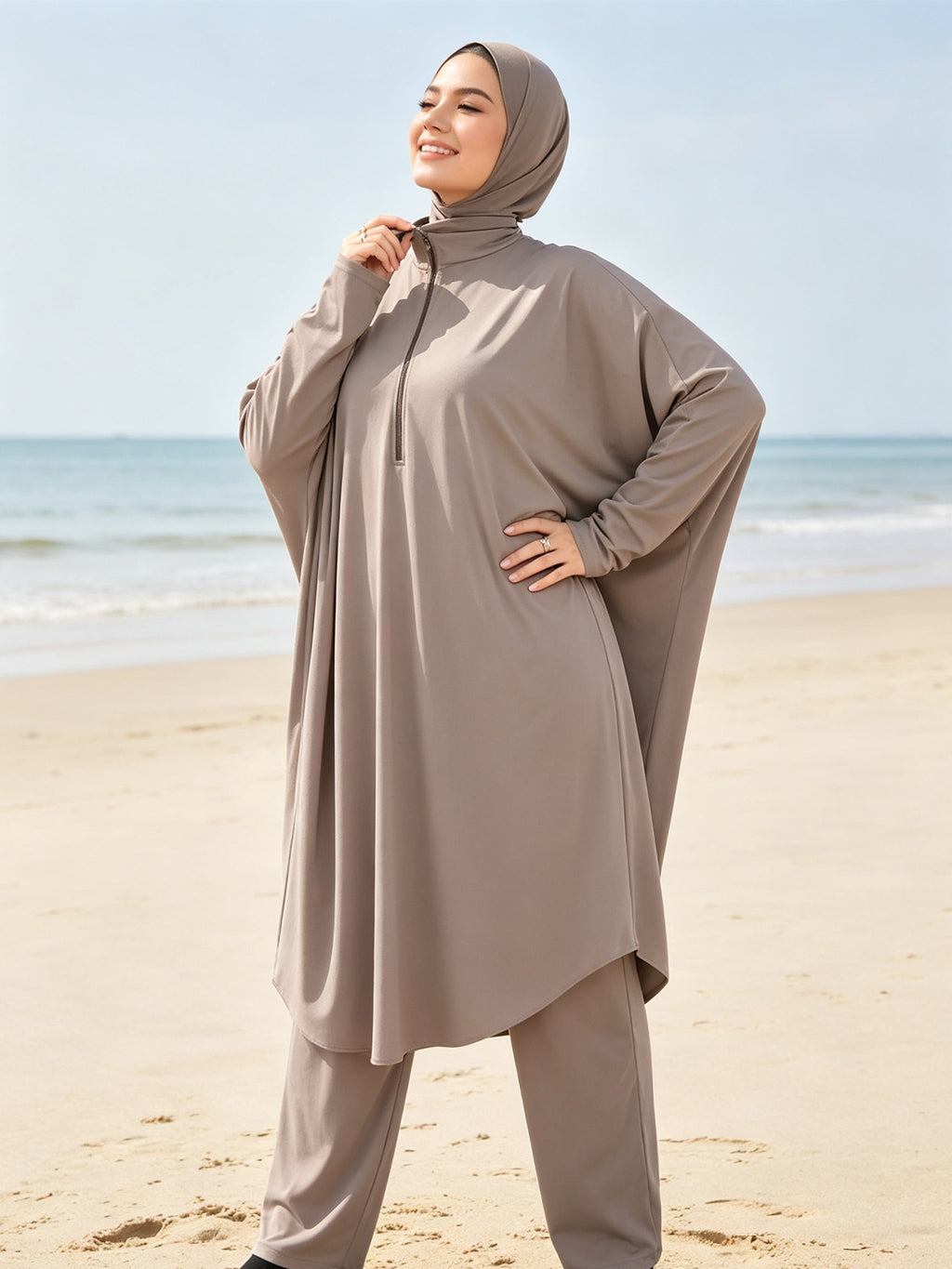 Zaynab Collection Anti-UV UPF50+ Full Body Islamic Swim Suit Burkini ZCB027