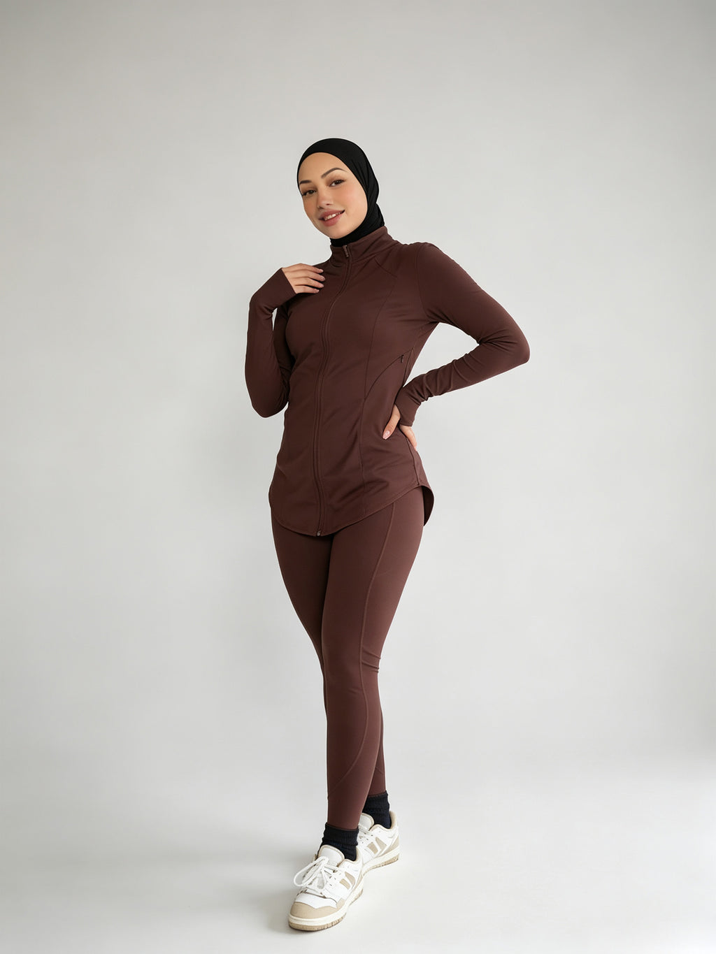Zaynab Collection Modest Activewear  Dry Breathable Workout OutfitZCS012