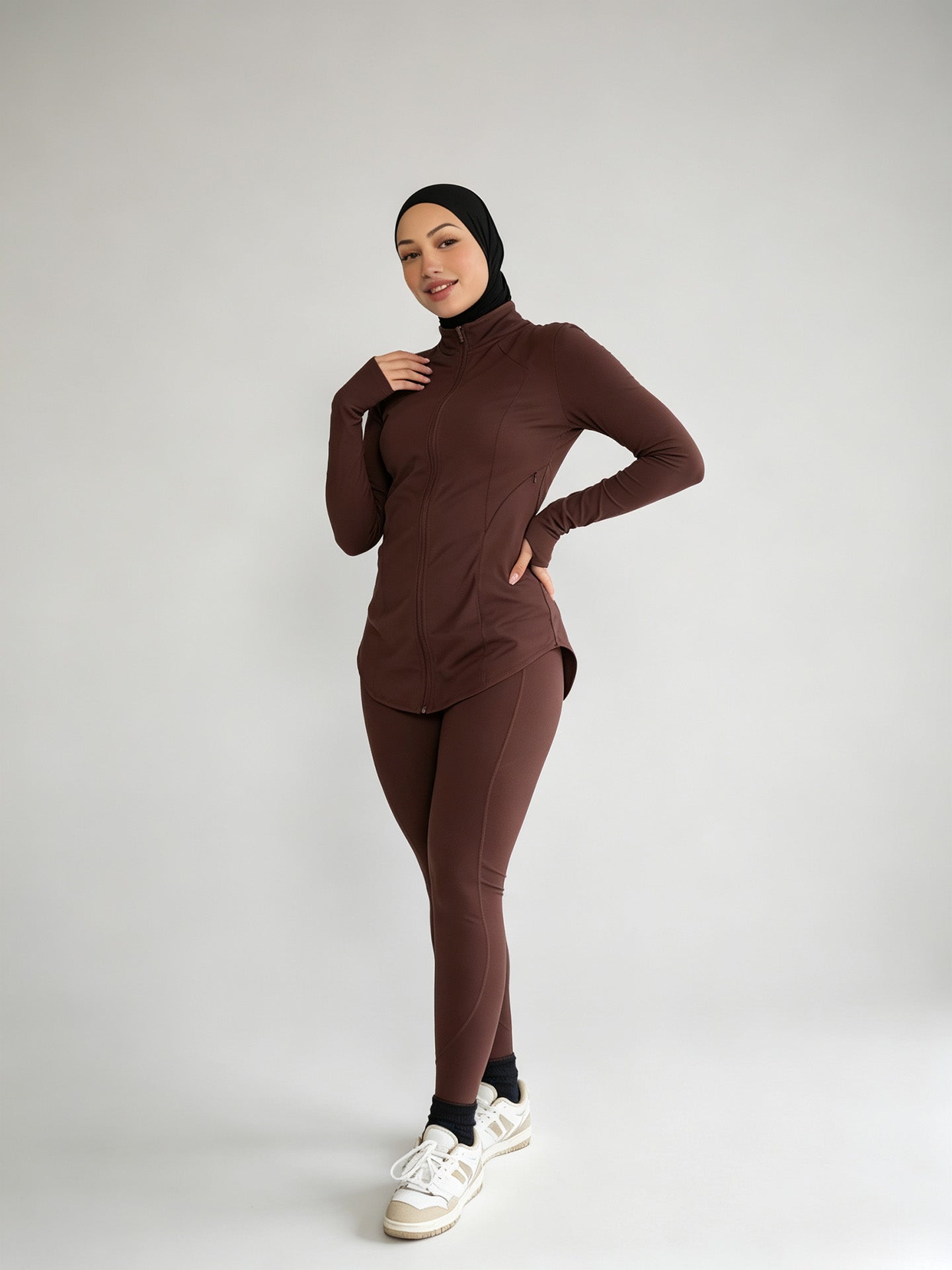 Zaynab Collection Modest Activewear  Dry Breathable Workout OutfitZCS012