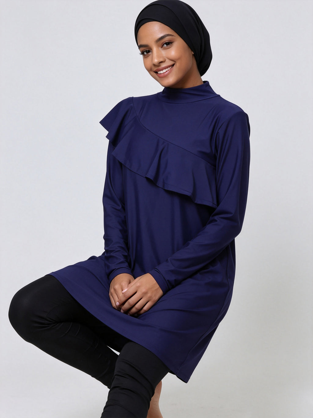 Zaynab Collection Non-See Through Modest Full Cover Swim Attire Burkini ZCB021