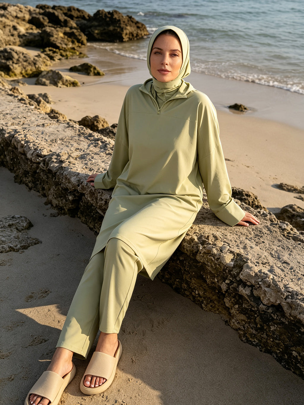 Zaynab Collection Burkini Ladies Swimsuit Islamic Women Muslim Full Coverage Modest Burkini ZCB004