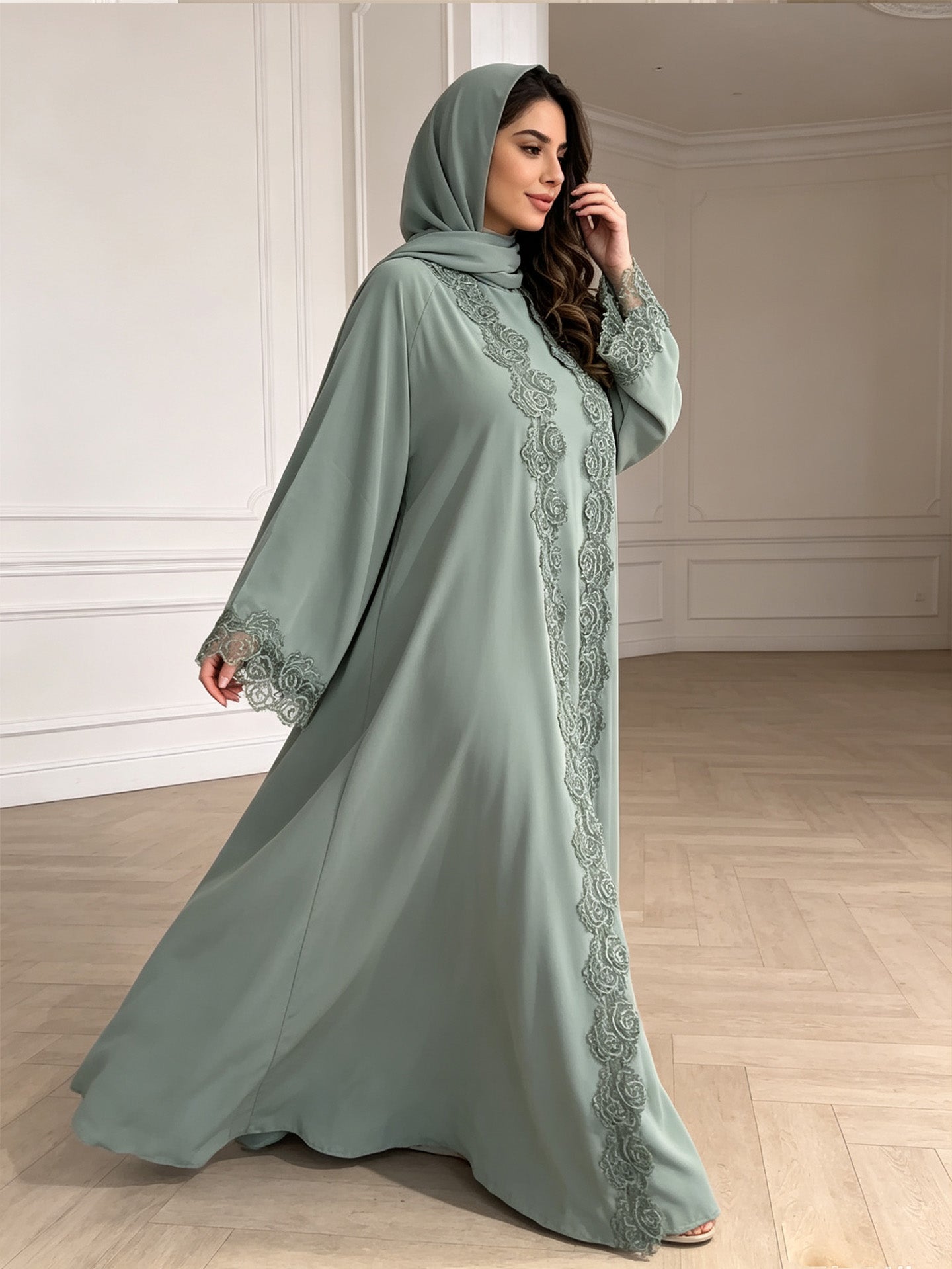 Zaynab Collection Women Muslim Dress Nada Women AbayaZCA013