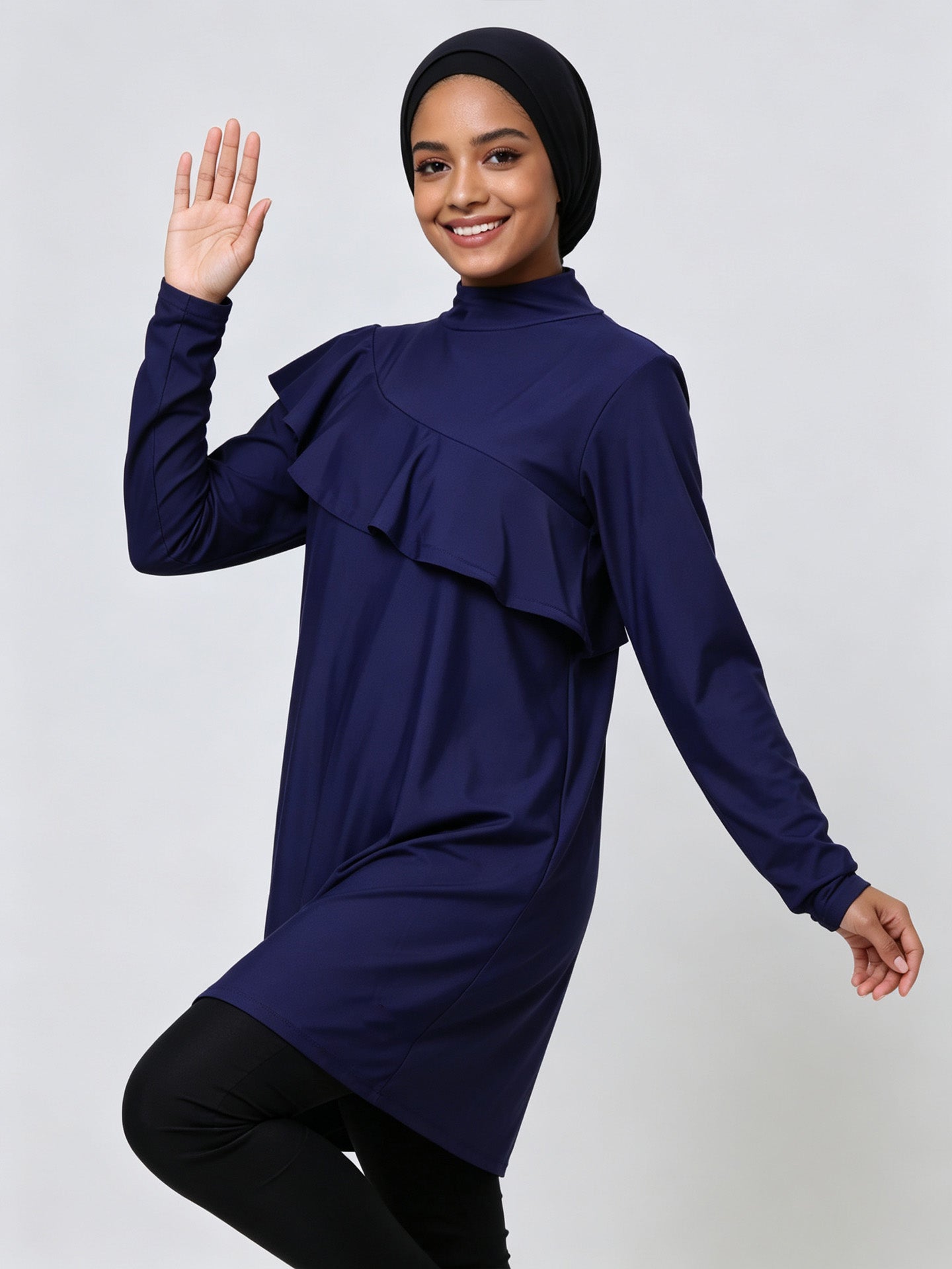 Zaynab Collection Non-See Through Modest Full Cover Swim Attire Burkini ZCB021