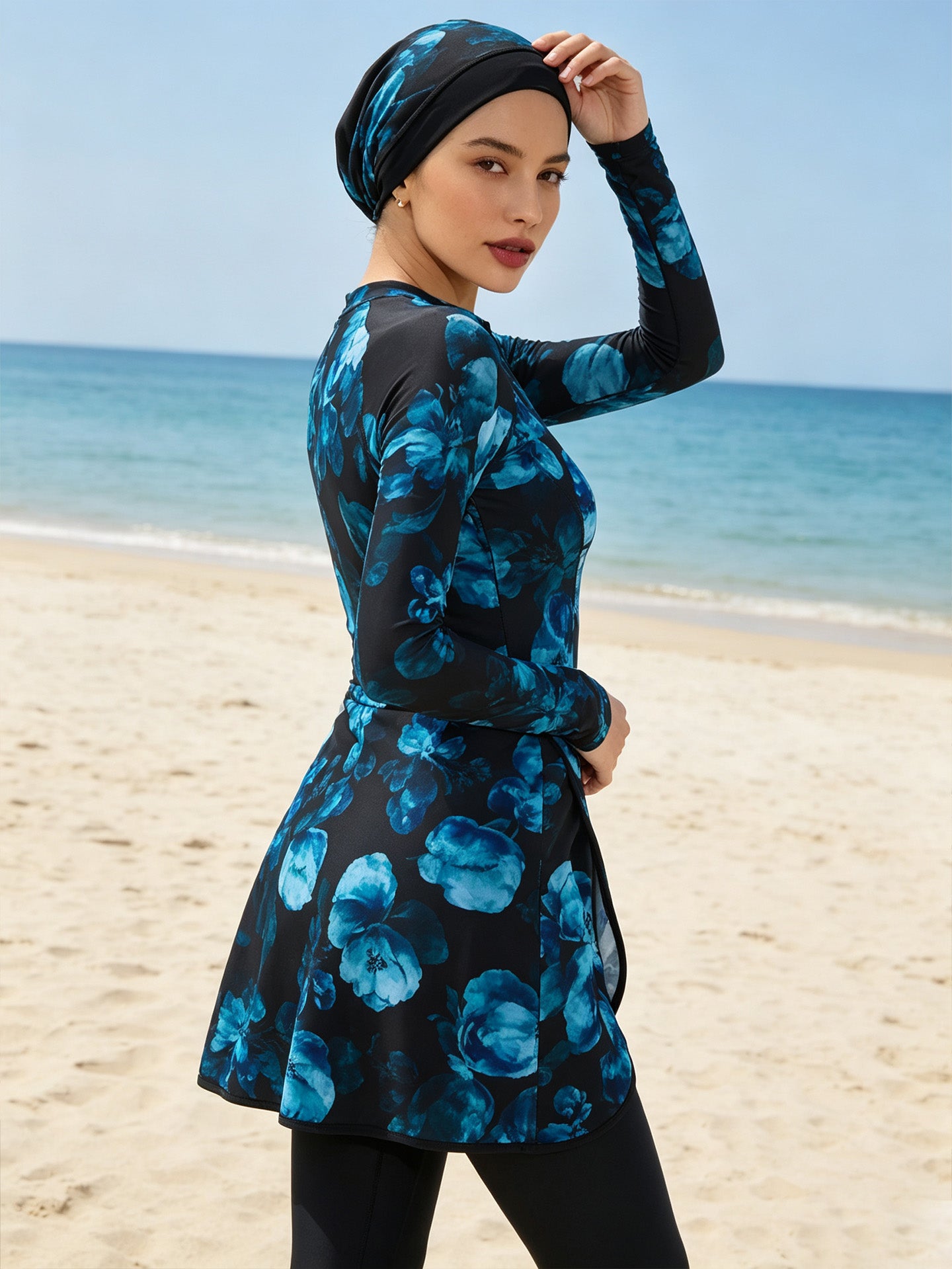 Zaynab Collection Breathable Lightweight Modest Muslim Swim Outfit Burkini ZCB026
