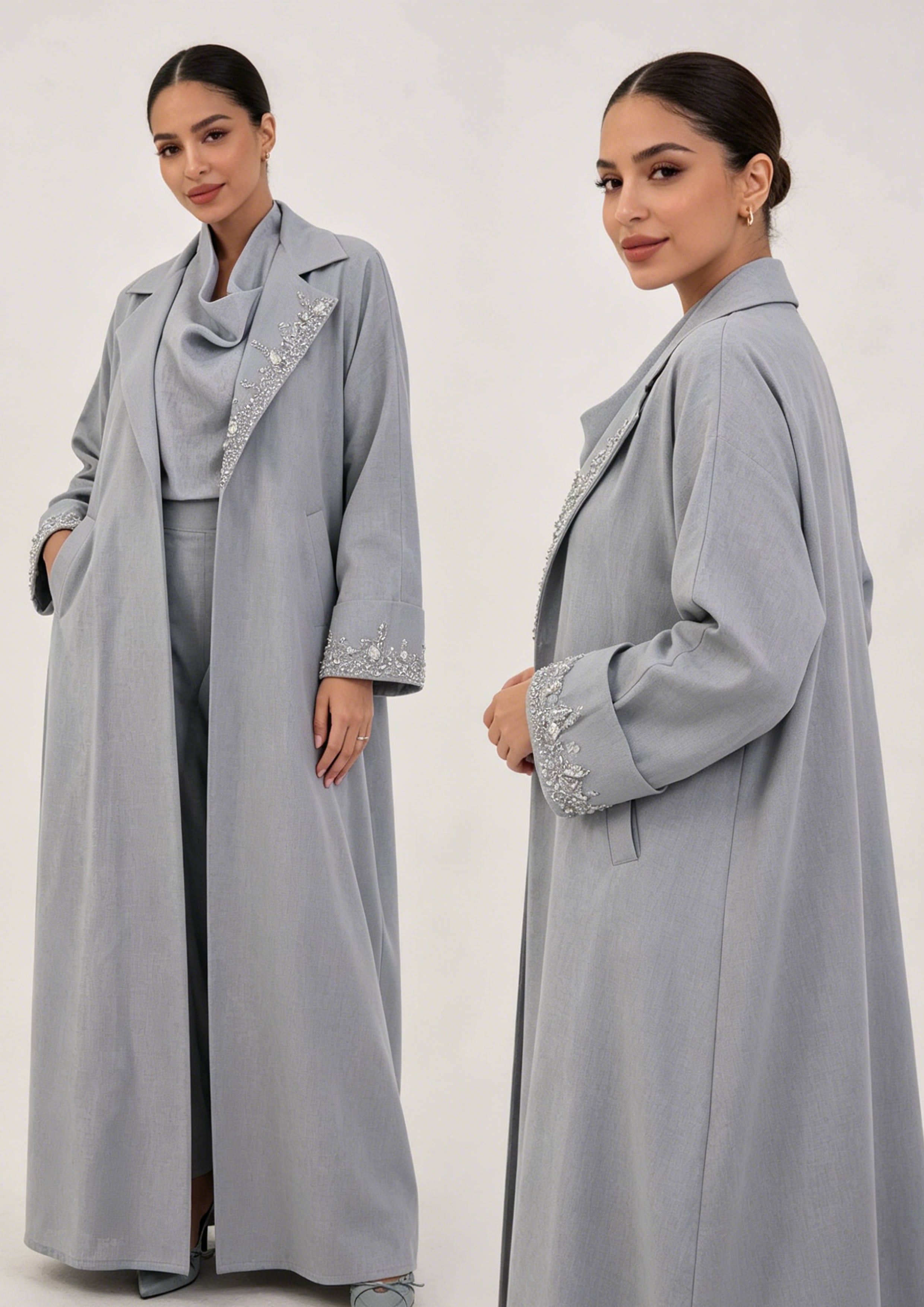 Zaynab Luxury Latest Design Women Muslim Dress Fashion Abaya ZCA005