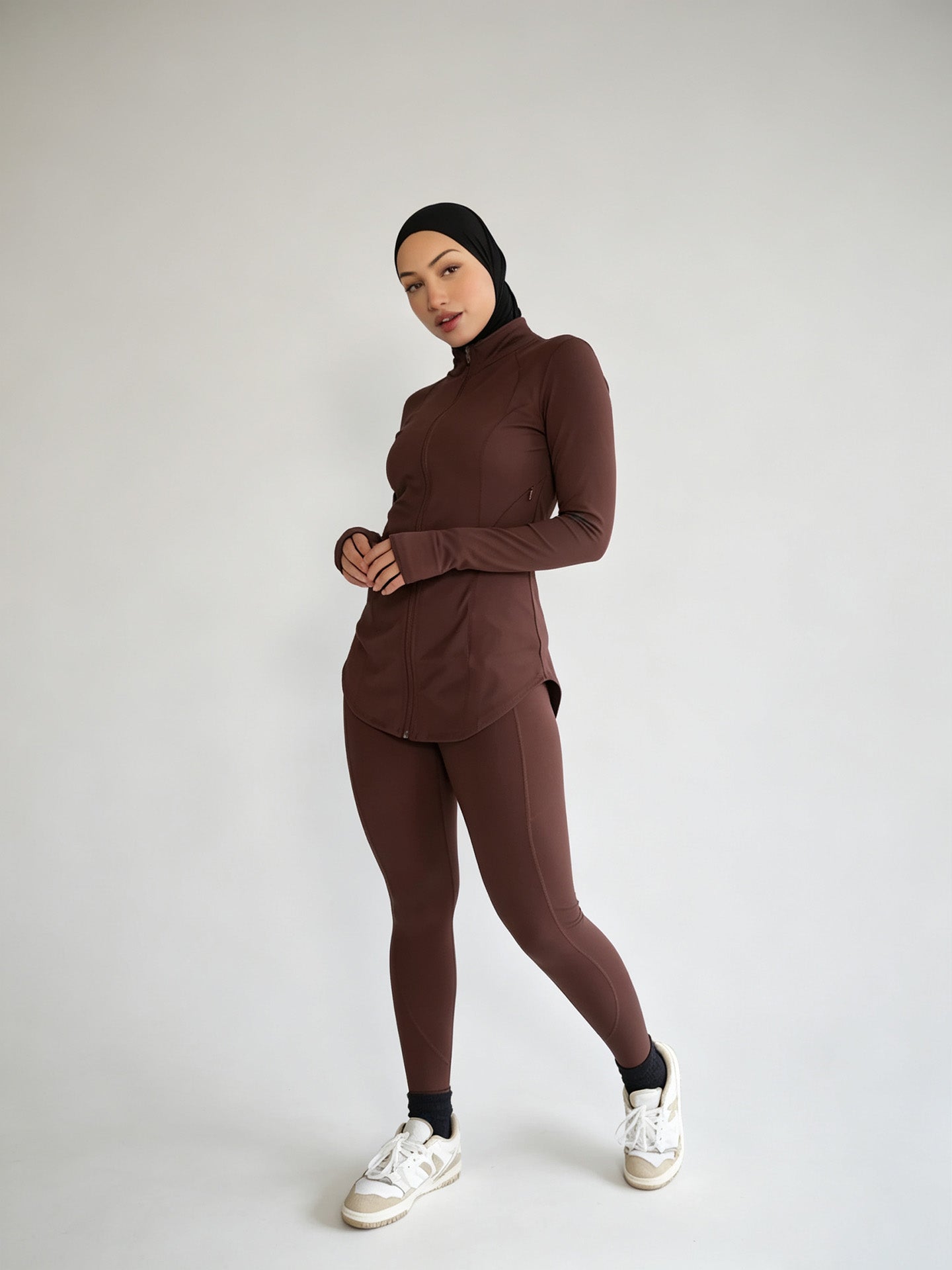 Zaynab Collection Modest Activewear  Dry Breathable Workout OutfitZCS012