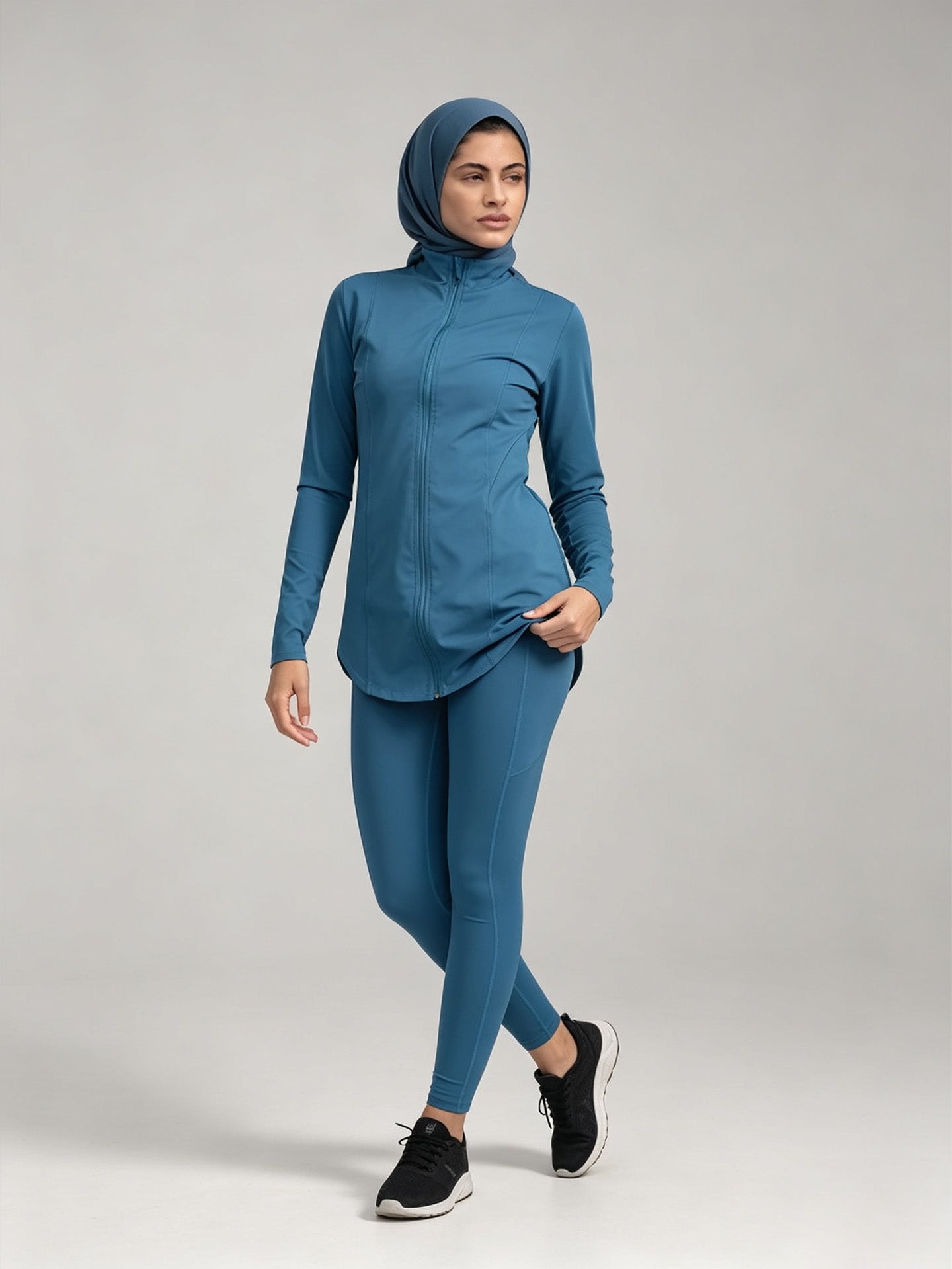 Zaynab Collection Modest Activewear  Dry Breathable Workout OutfitZCS012