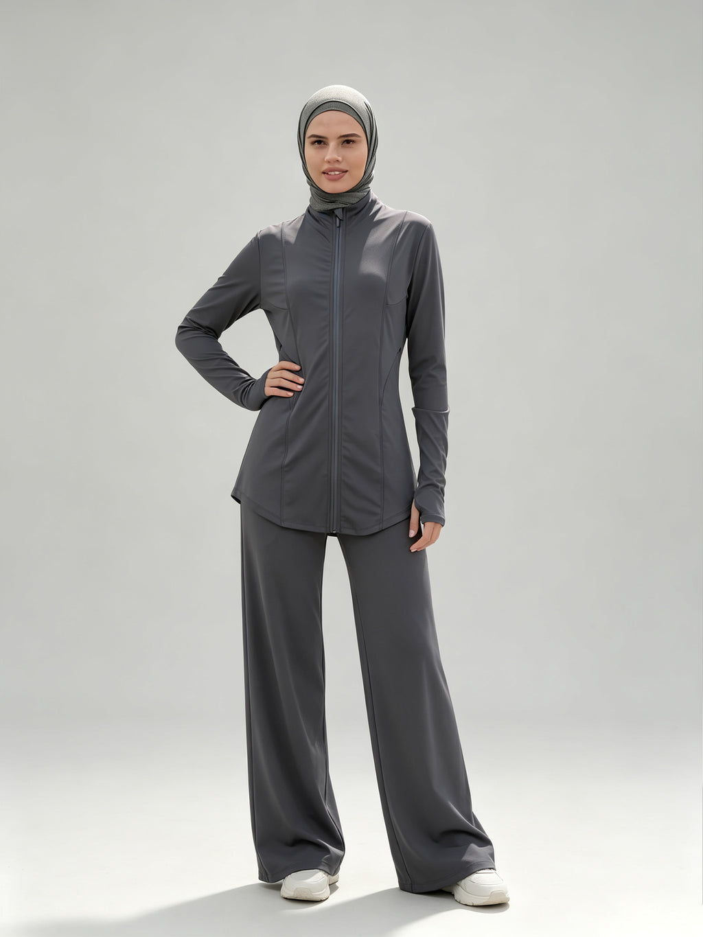 Zaynab Collection  Conservative Muslim Sportswear  Set For Yoga Gym RunningZCS013