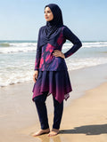 Zaynab Modest Full Cover Islamic Swimwear Long Sleeve   Quick Dry Muslim Women Beach Sport burkini ZCB031