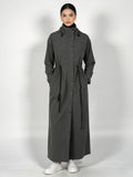 Zaynab Women Sports Abaya Full Coverage Modest Activewear Long Sleeve Muslim Workout Dress SportswearZCS041