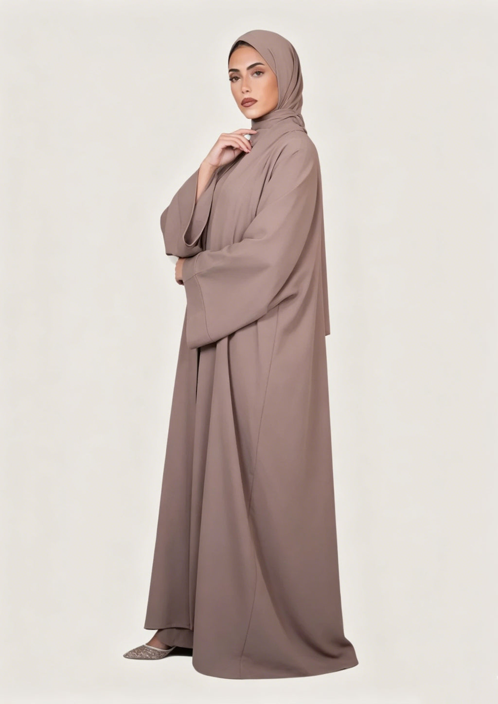Zaynab Muslim Black Kimono Clothes Women Abaya ZCA007