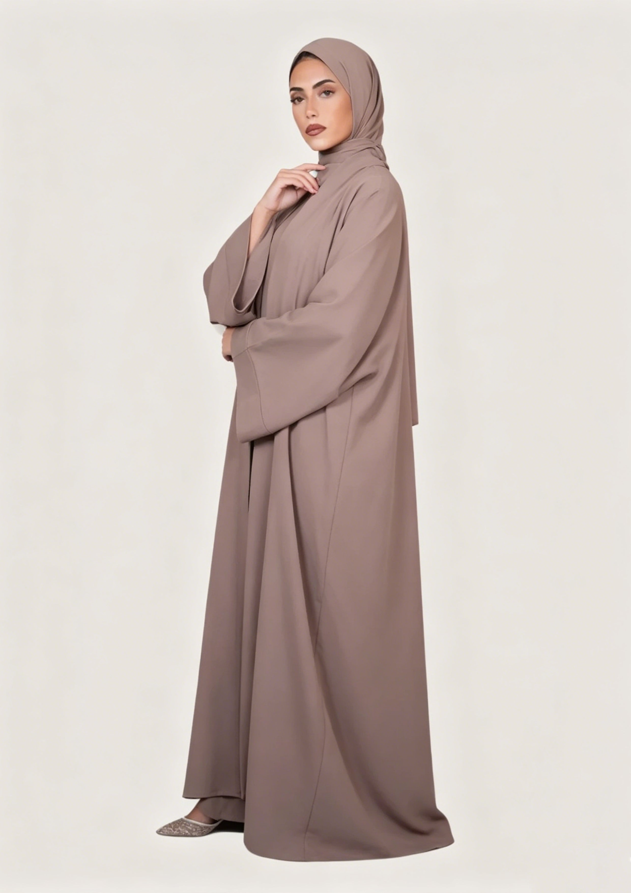 Zaynab Muslim Black Kimono Clothes Women Abaya ZCA007