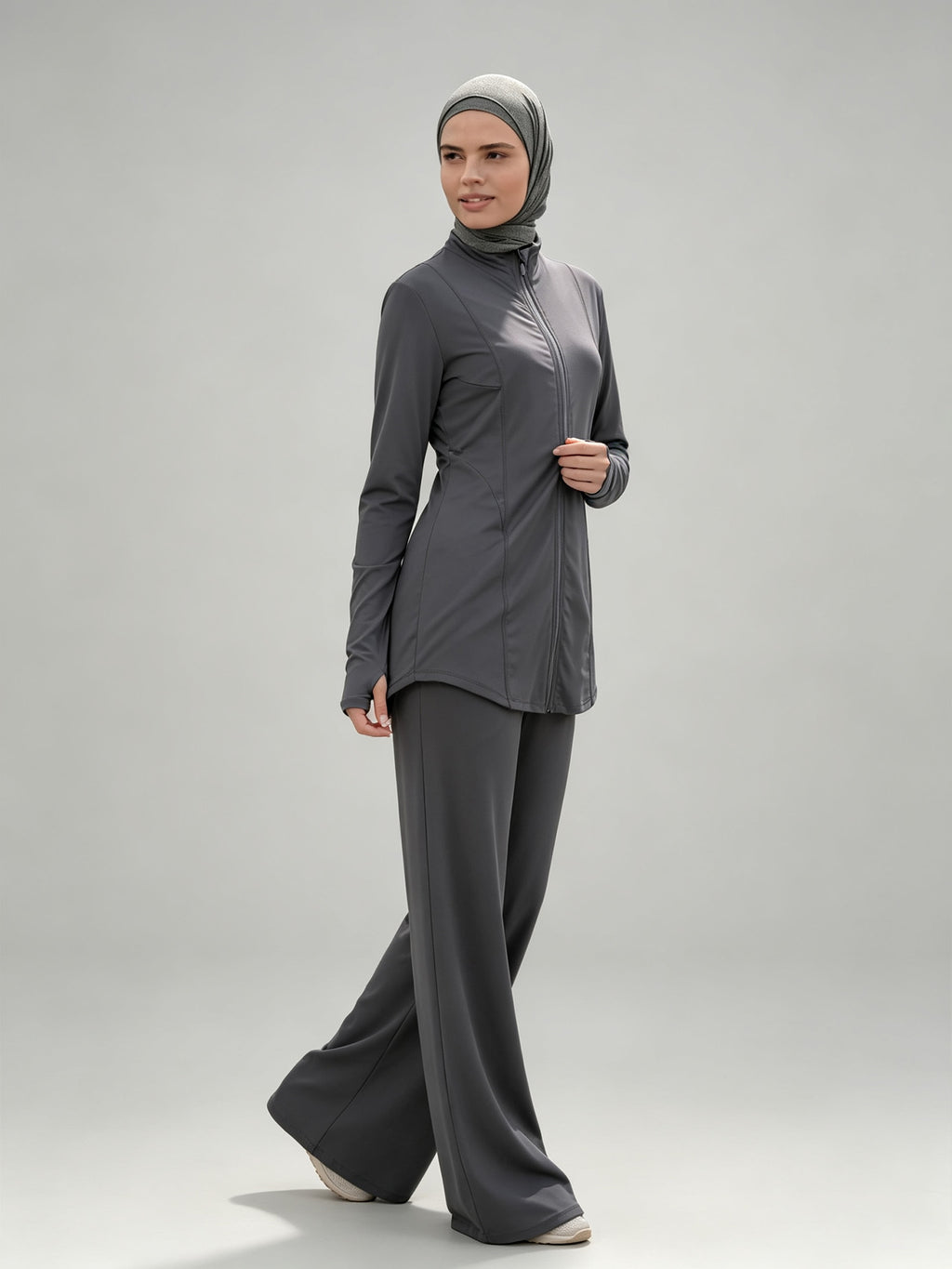 Zaynab Collection  Conservative Muslim Sportswear  Set For Yoga Gym RunningZCS013