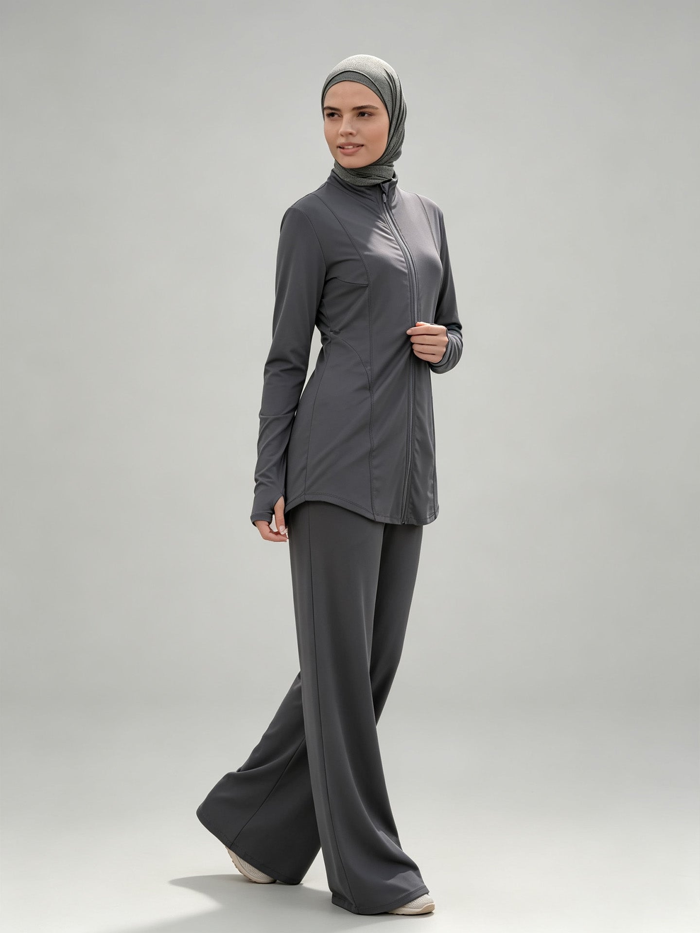 Zaynab Collection  Conservative Muslim Sportswear  Set For Yoga Gym RunningZCS013