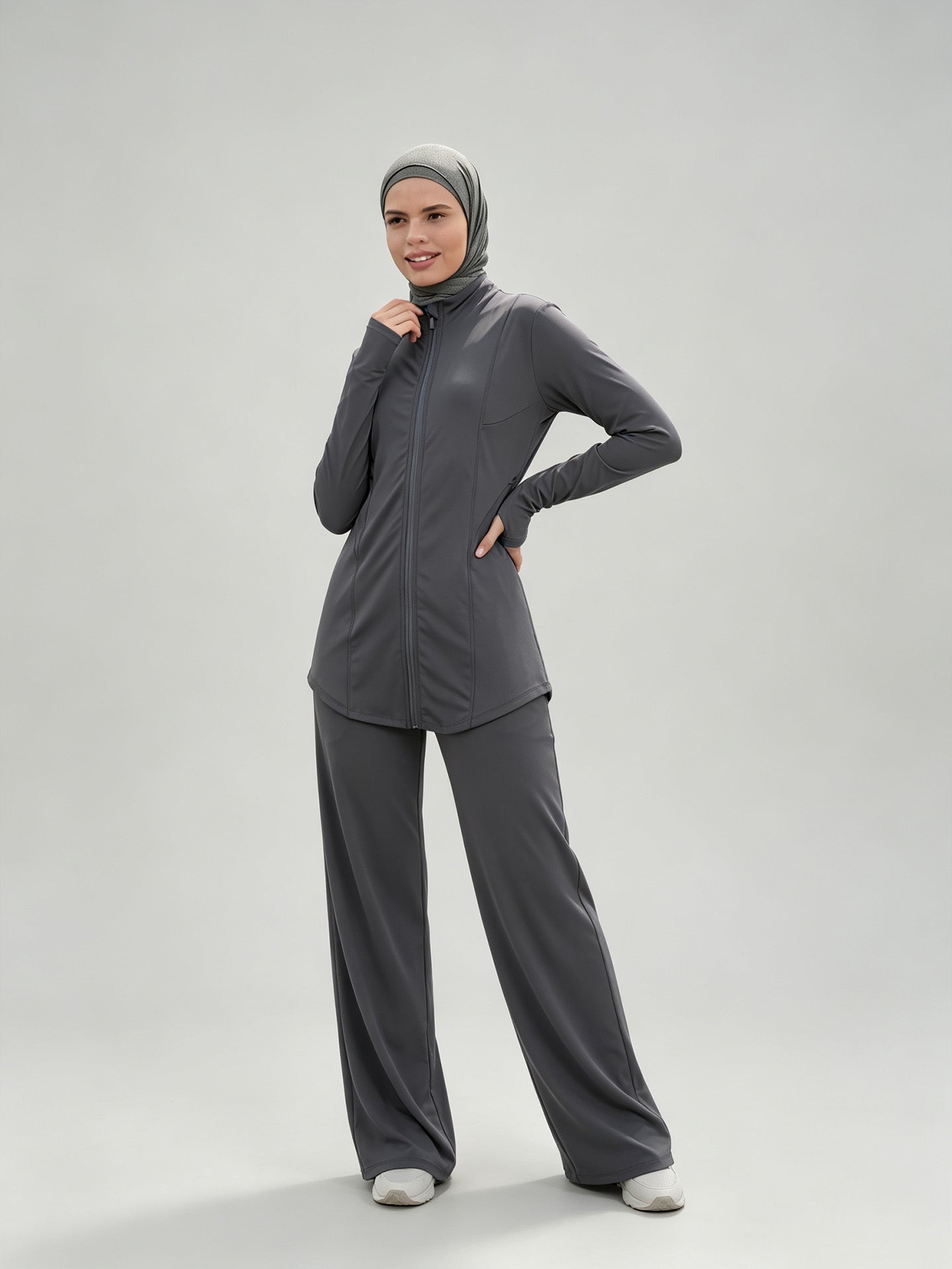Zaynab Collection  Conservative Muslim Sportswear  Set For Yoga Gym RunningZCS013