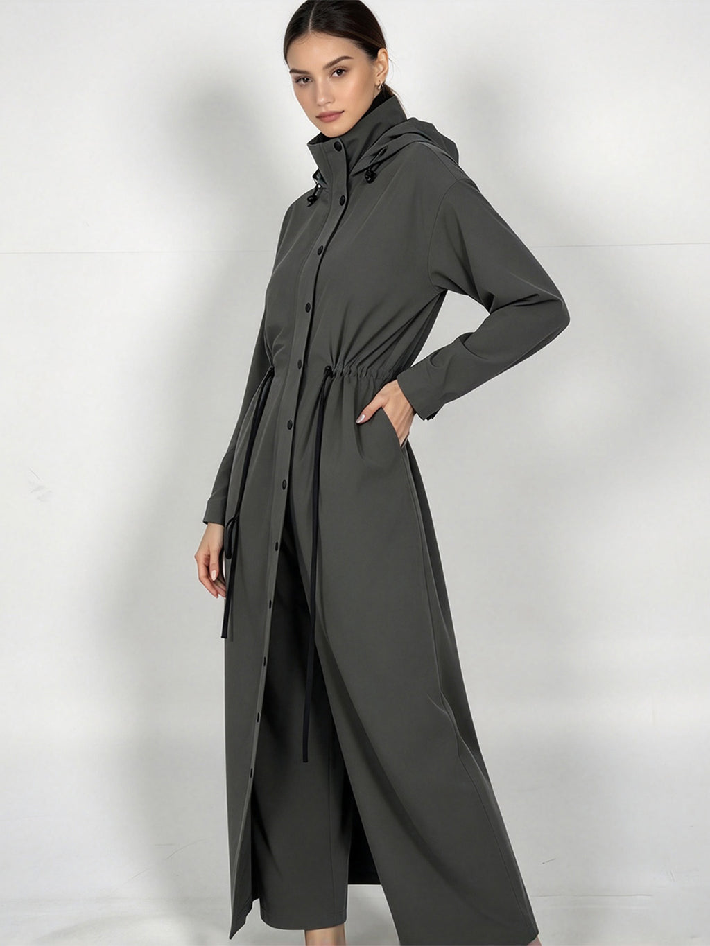 Zaynab Women Sports Abaya Full Coverage Modest Activewear Long Sleeve Muslim Workout Dress SportswearZCS041