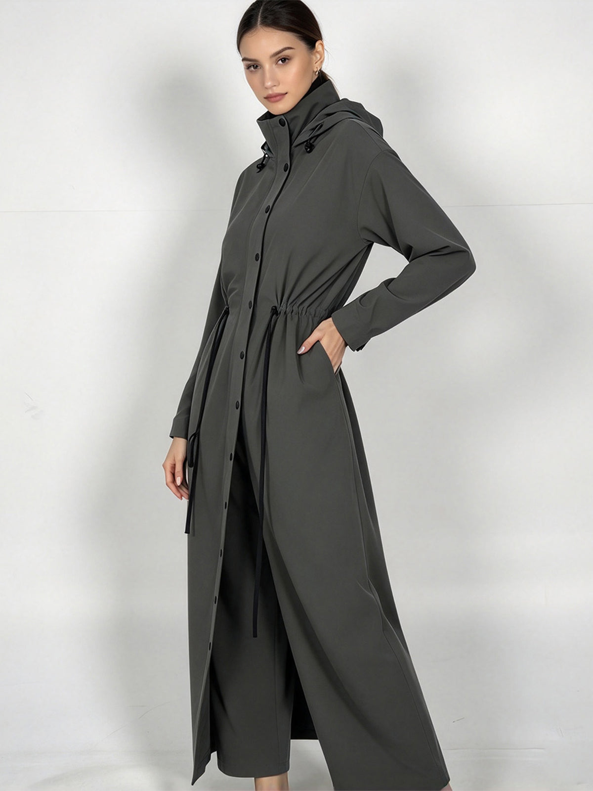 Zaynab Women Sports Abaya Full Coverage Modest Activewear Long Sleeve Muslim Workout Dress SportswearZCS041