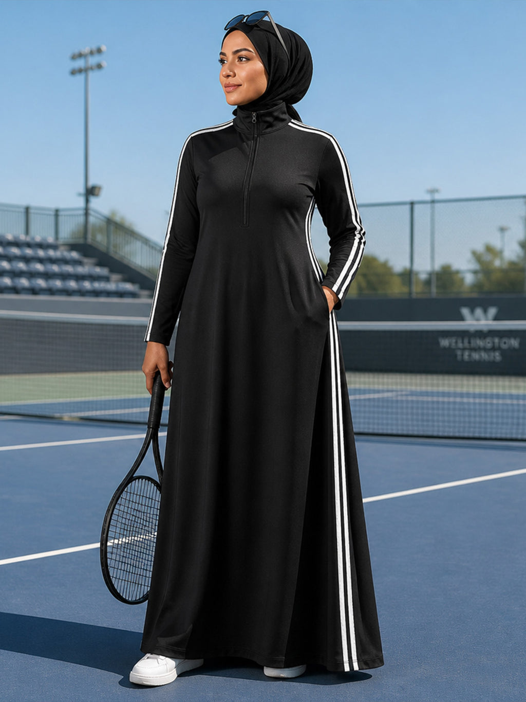 Zaynab  Muslimah Fitness Outfit  Anti-wrinkle Travel Exercise Muslim Sportswear ZCS031