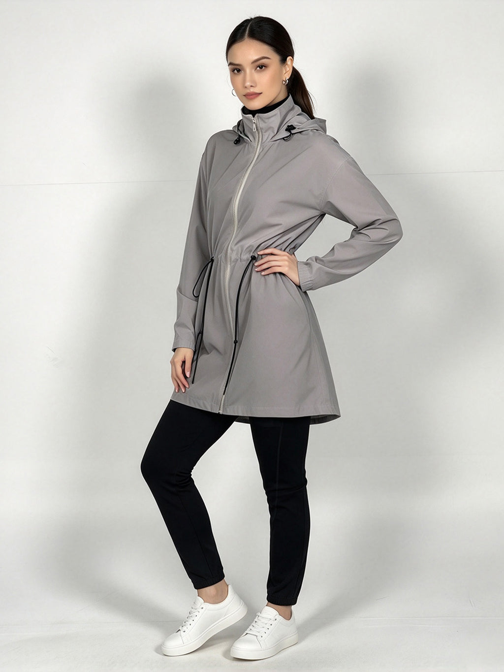 Zaynab Full Coverage Sports Top Women High Neck Long Sleeve Modest Gym Activewear Sportswear ZCS042