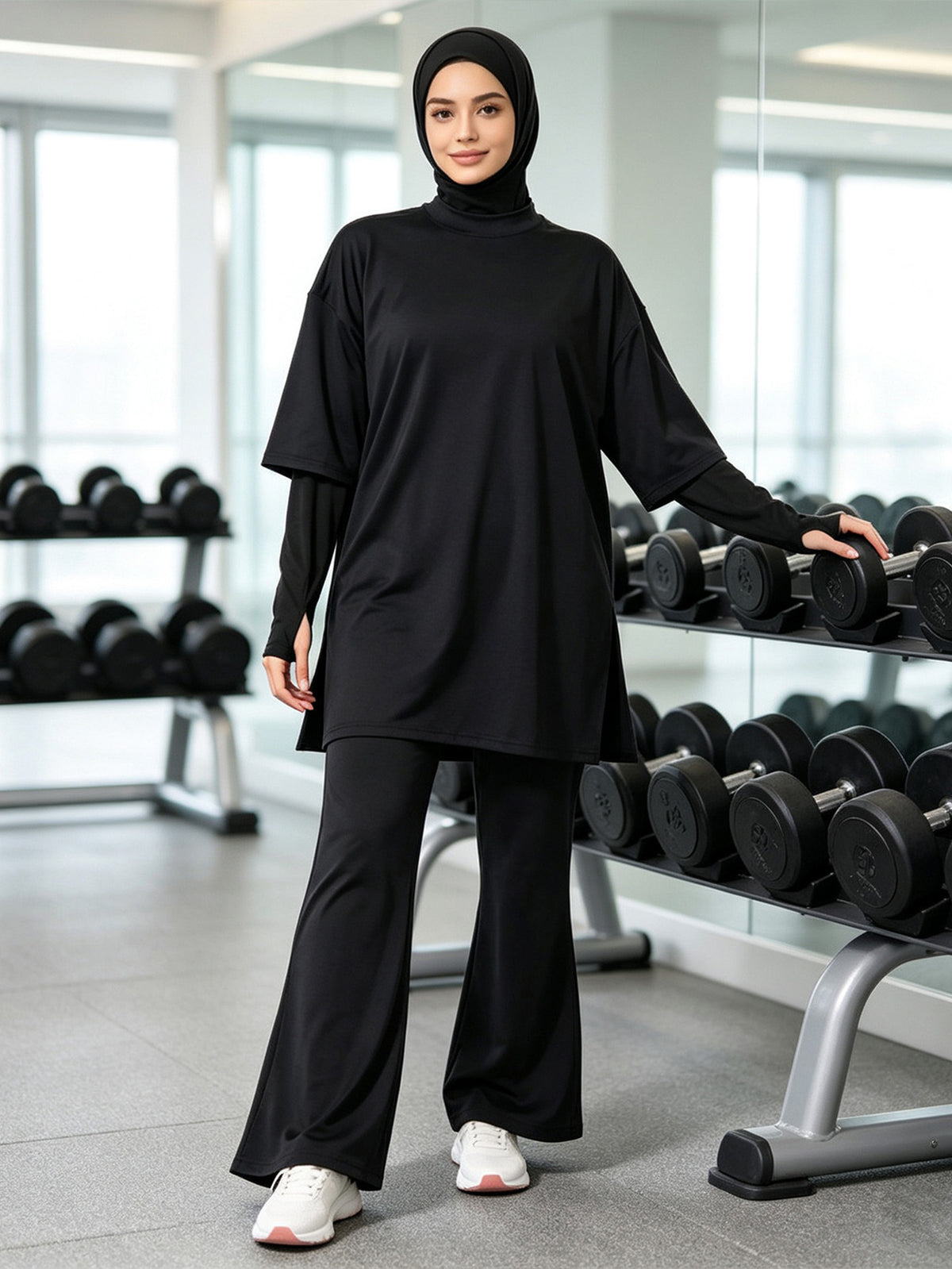 Zaynab  Style Modest Sport Set Water Repellent Spring Autumn Hiking Cycling Muslim Sportswear ZCS035