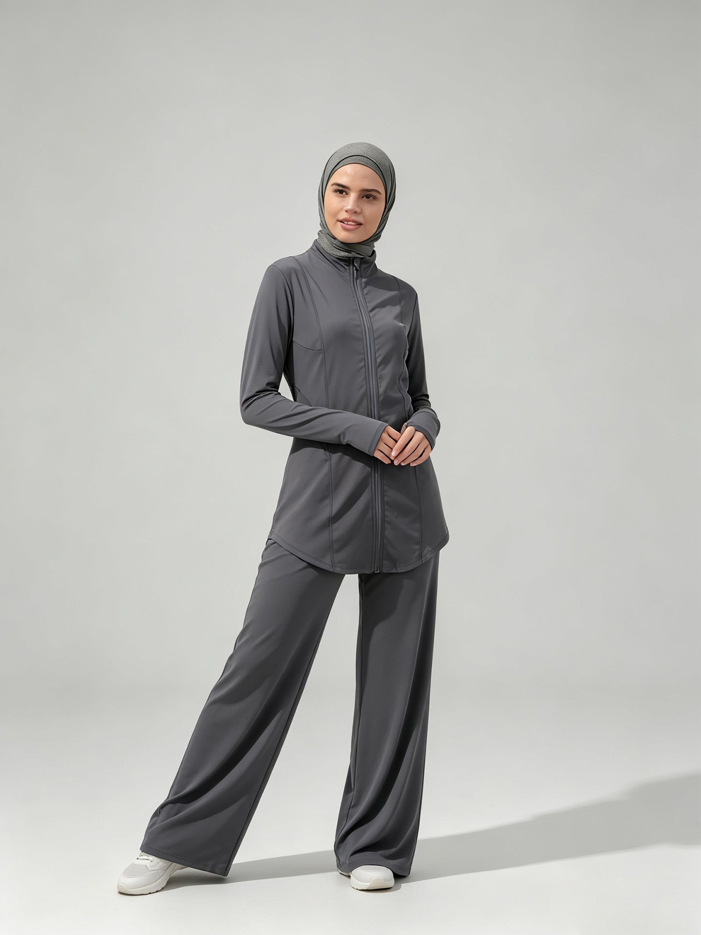 Zaynab Collection  Conservative Muslim Sportswear  Set For Yoga Gym RunningZCS013
