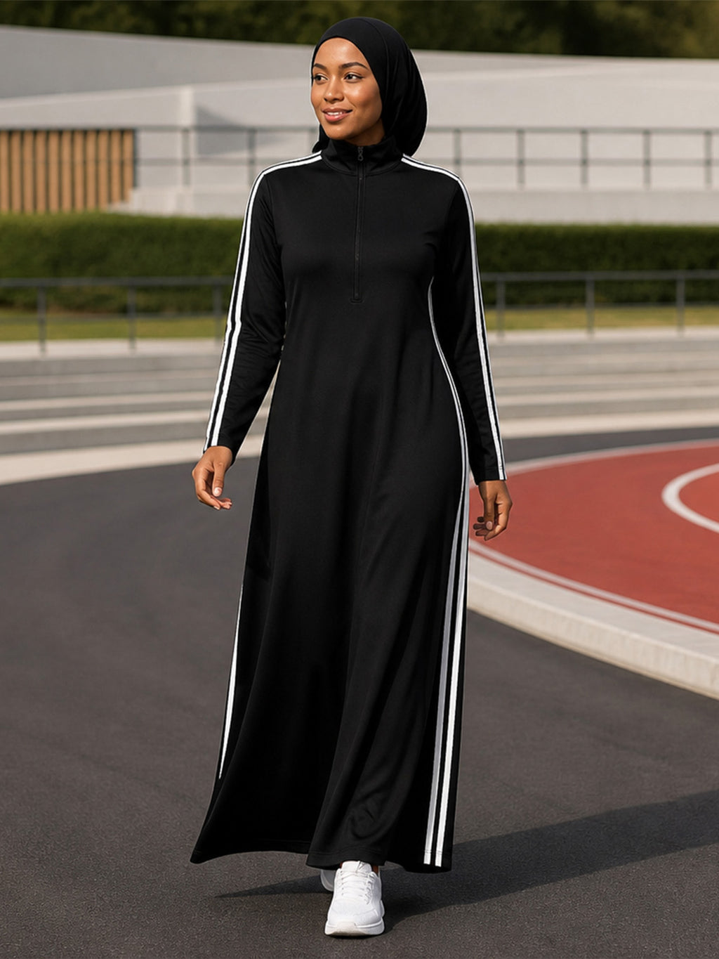 Zaynab  Muslimah Fitness Outfit  Anti-wrinkle Travel Exercise Muslim Sportswear ZCS031