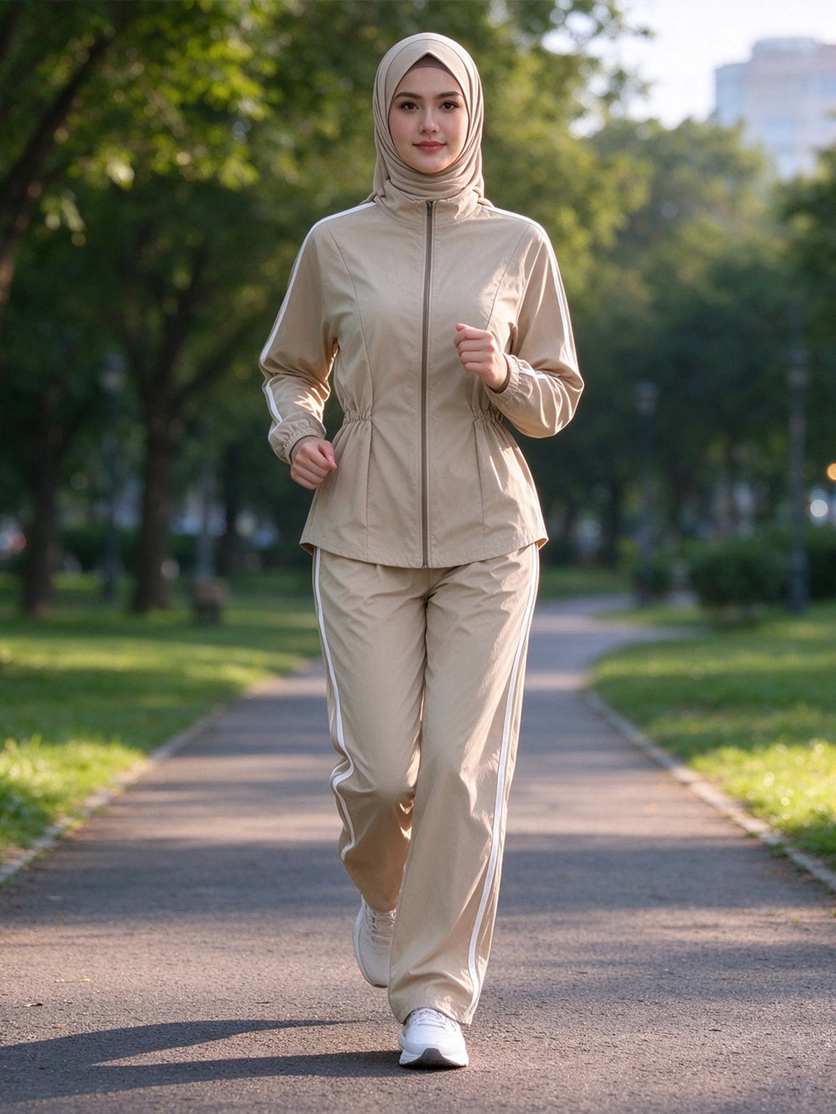 Zaynab Islamic Activewear Women Modest Full Cover Workout Clothes Breathable Sportswear ZCS039