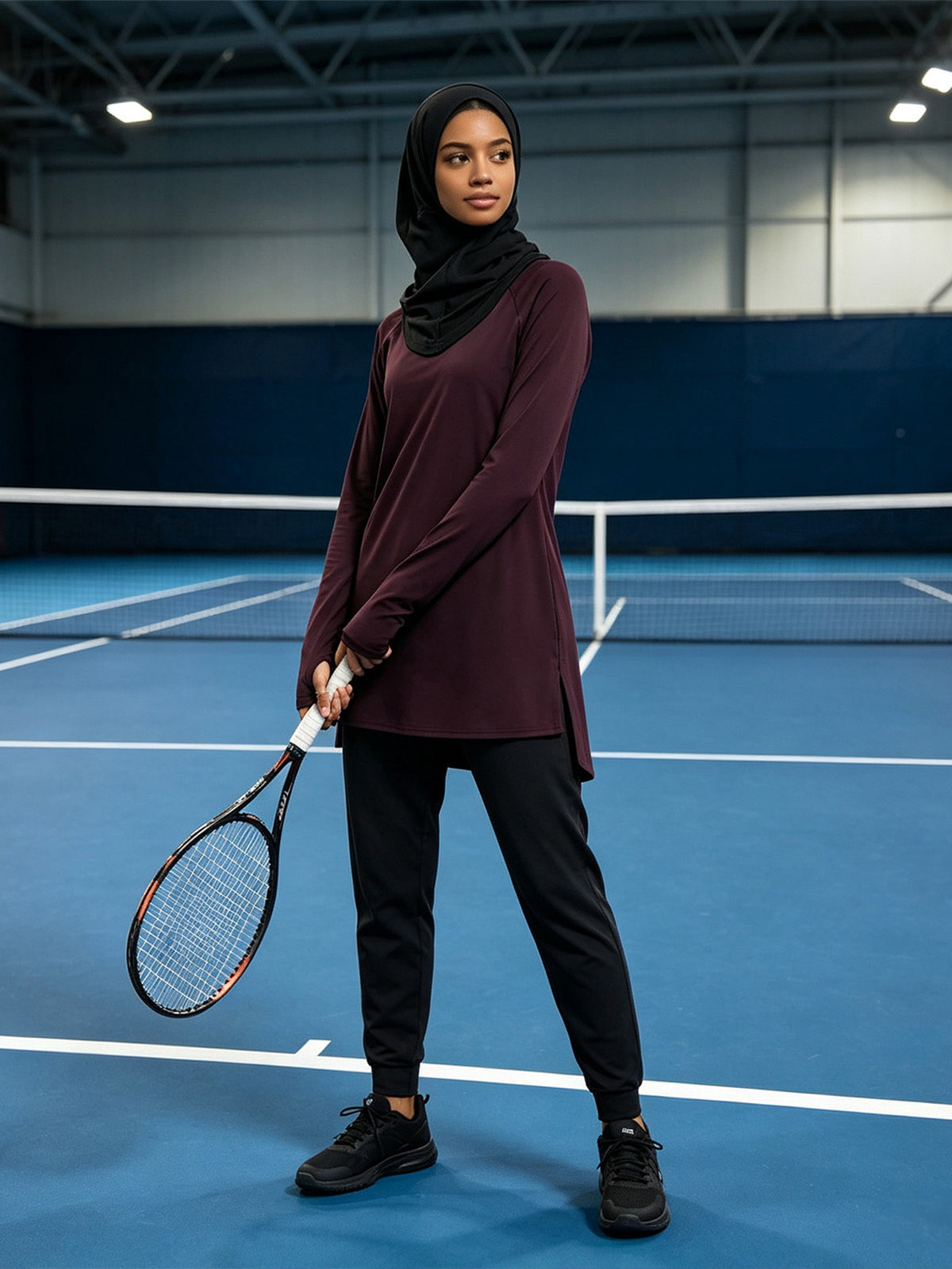 Zaynab  Tracksuit Non-transparent Full Coverage Ramadan Daily Casual Muslim Sportswear ZCS036