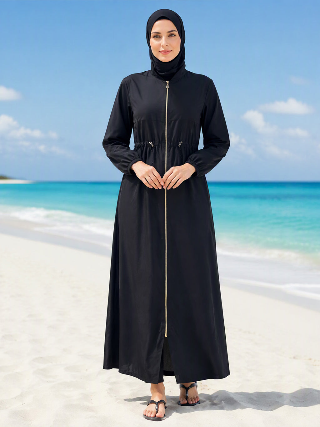 Zaynab Light Stretch Muslim Modest Swimwear Full  Set Anti UV Quick Dry Sport Bathing BurkiniZCB038