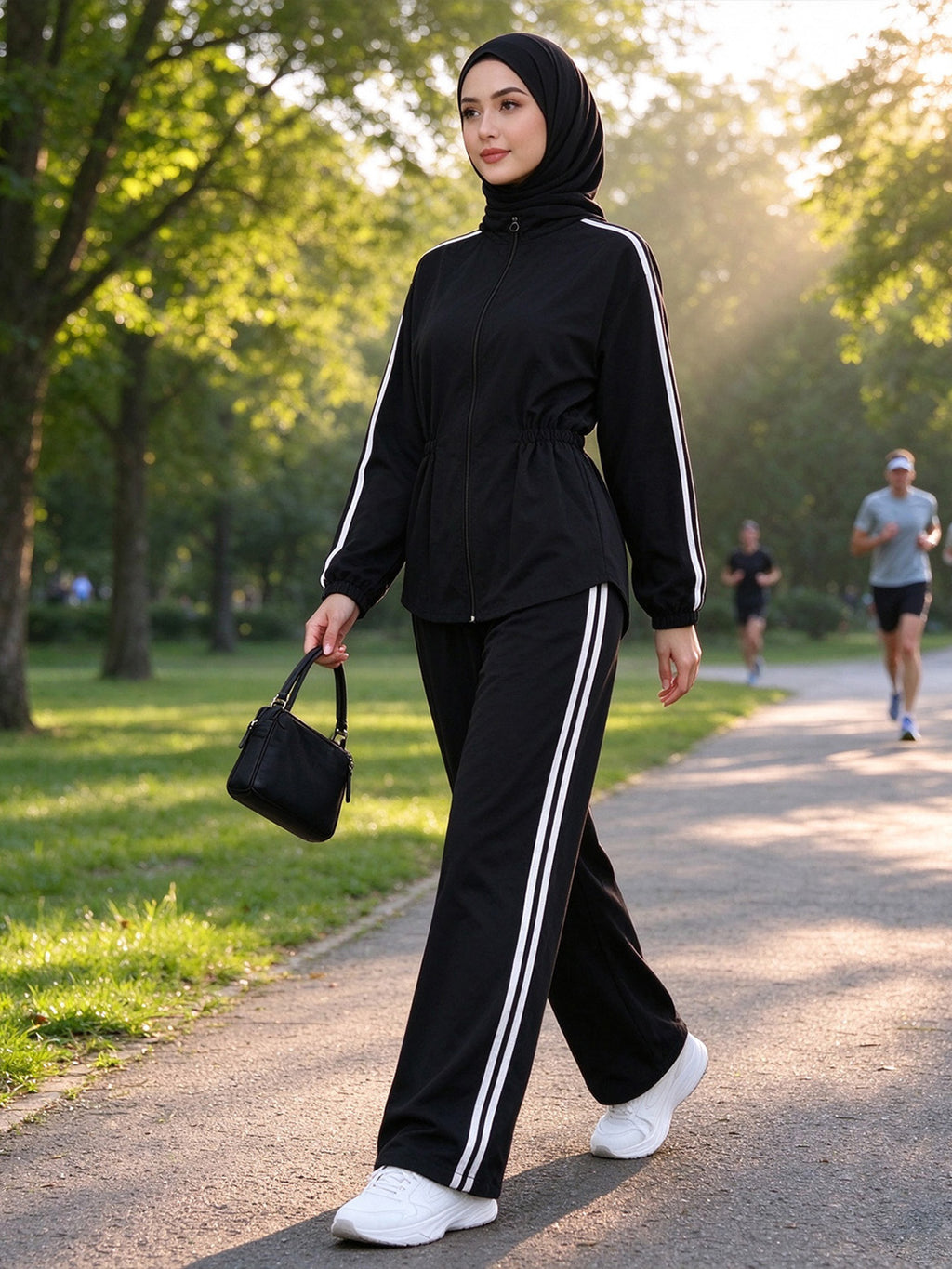 Zaynab Islamic Activewear Women Modest Full Cover Workout Clothes Breathable Sportswear ZCS039