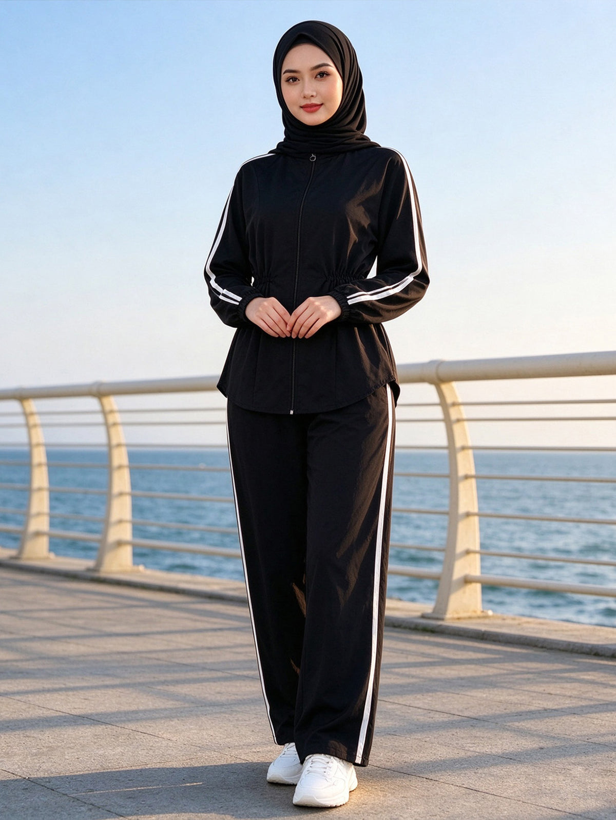 Zaynab Islamic Activewear Women Modest Full Cover Workout Clothes Breathable Sportswear ZCS039